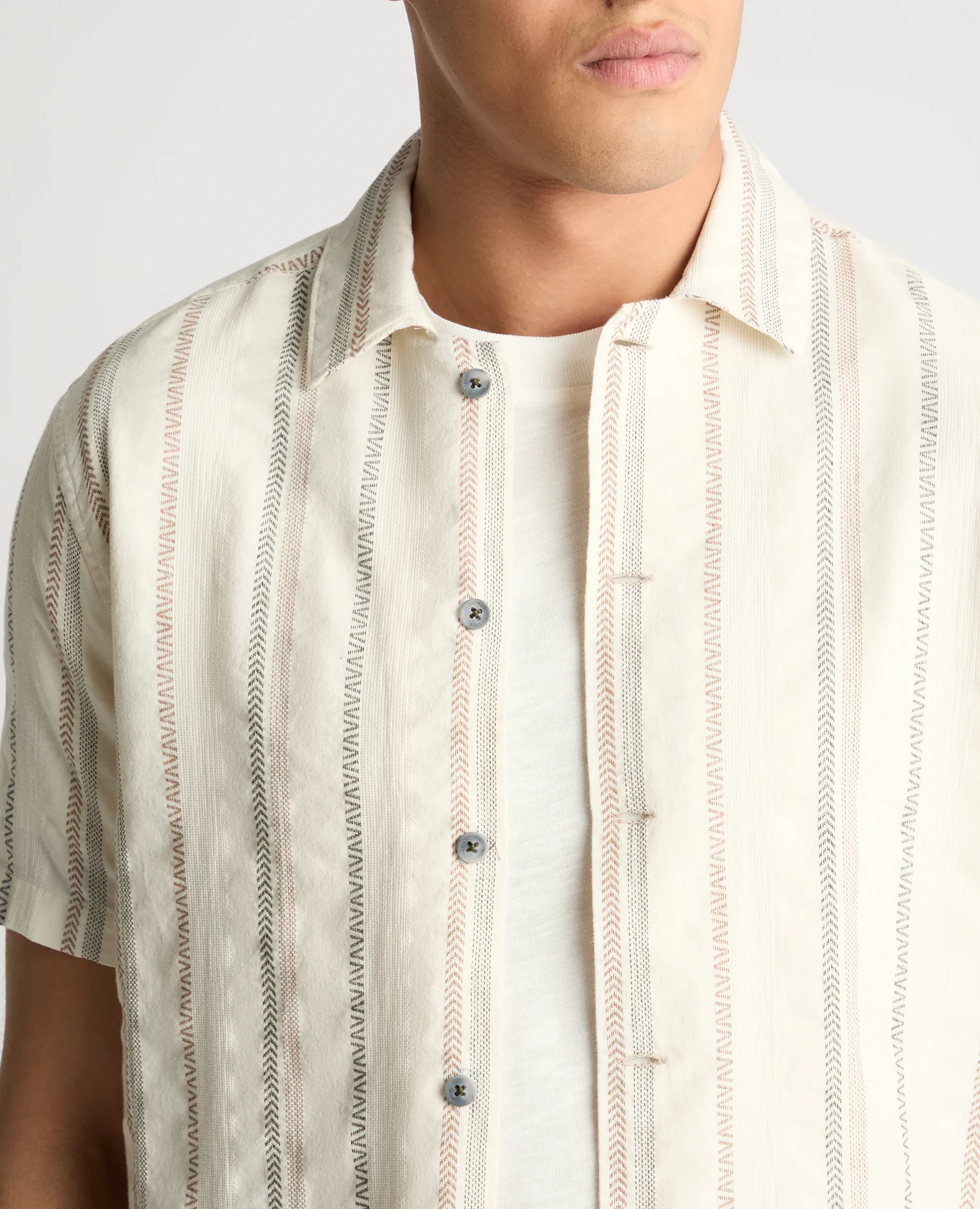 Tapered Fit Cotton Print Shirt - Image 5
