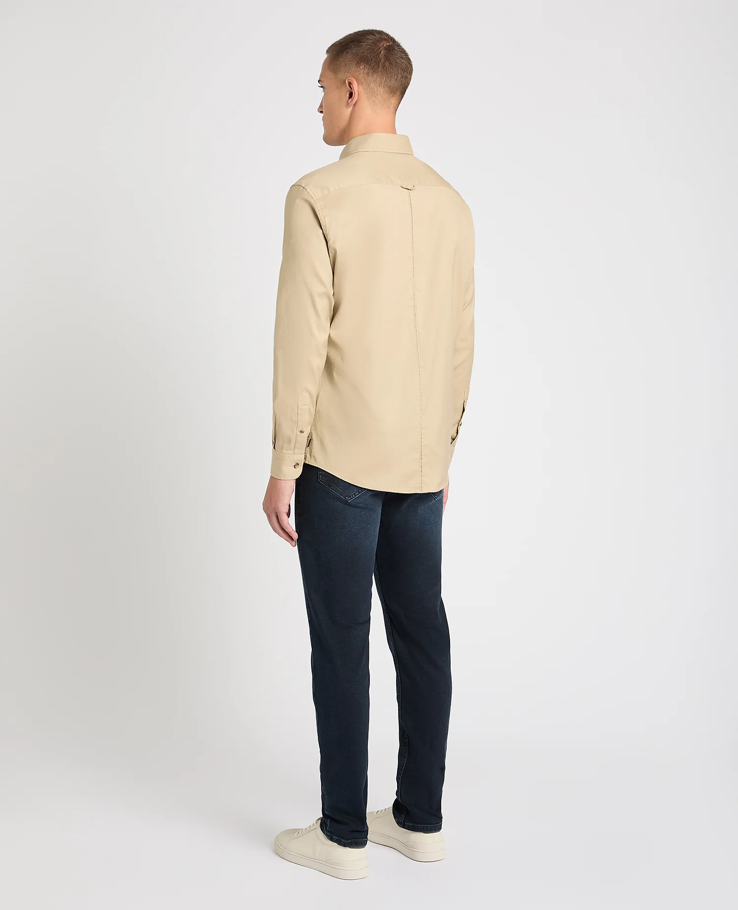 Tapered Fit Oxford Cotton Shirt - Image 3