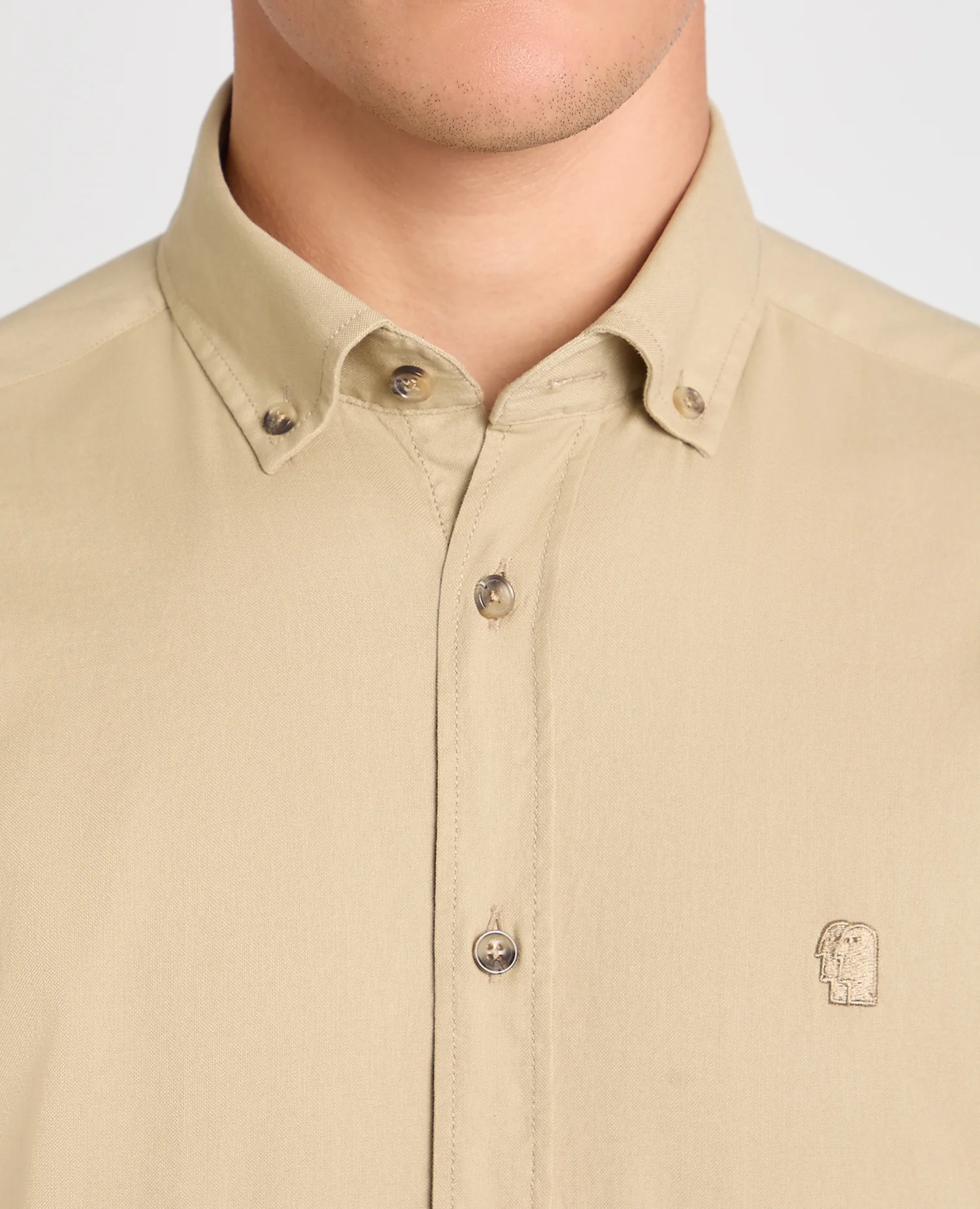 Tapered Fit Oxford Cotton Shirt - Image 5