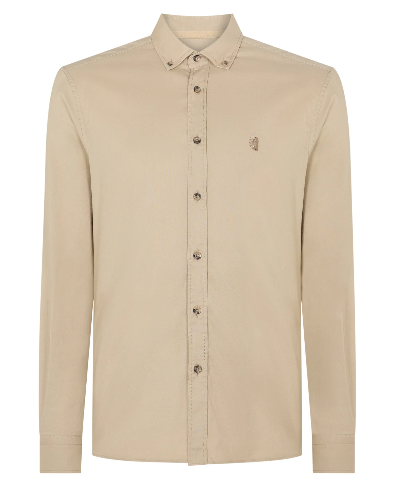 Tapered Fit Oxford Cotton Shirt - Image 6