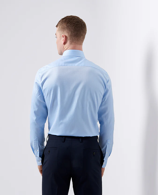 Tapered Fit Oxford Cotton Shirt - Image 3