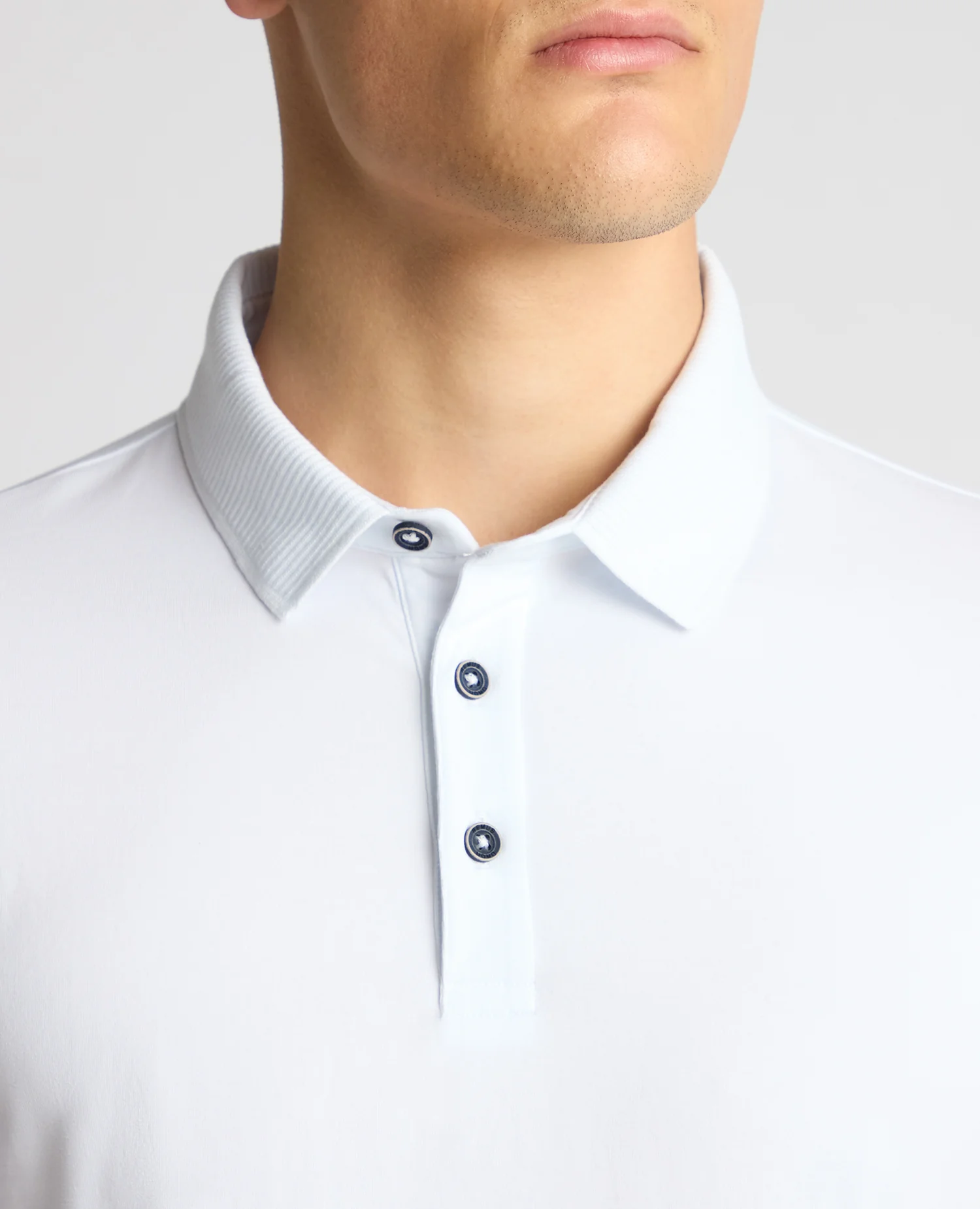 Tapered Fit Cotton-Stretch Polo Shirt - Image 5