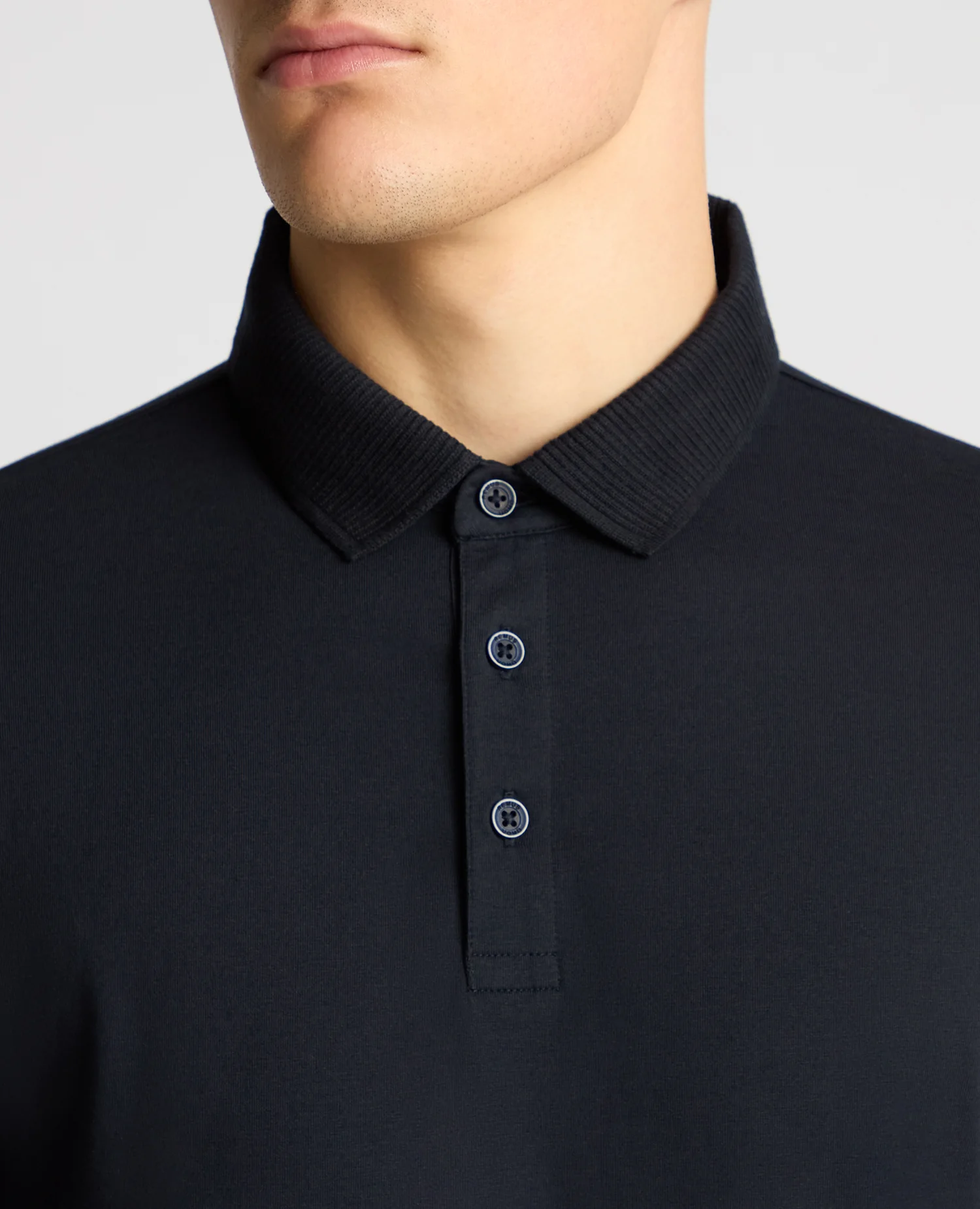 Tapered Fit Cotton-Stretch Polo Shirt - Image 4