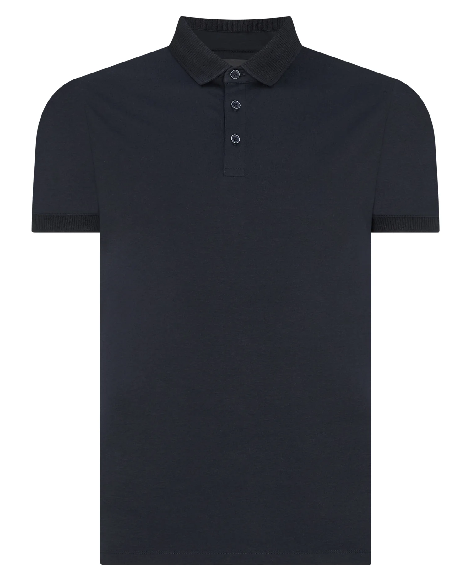 Tapered Fit Cotton-Stretch Polo Shirt - Image 5