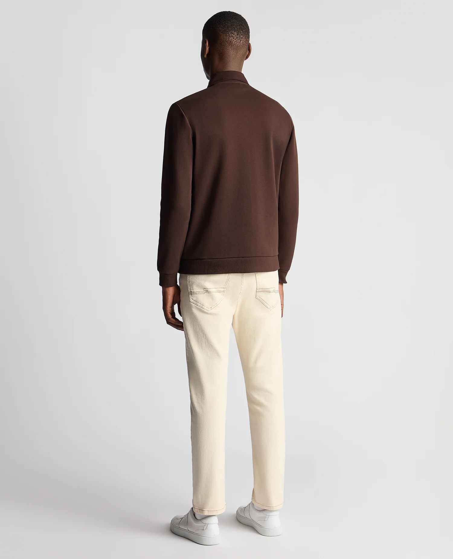 Tapered Fit Cotton-Stretch Cardigan - Image 3