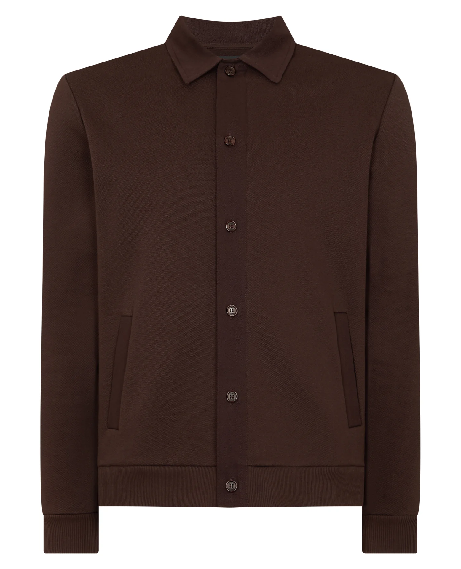 Tapered Fit Cotton-Stretch Cardigan - Image 6