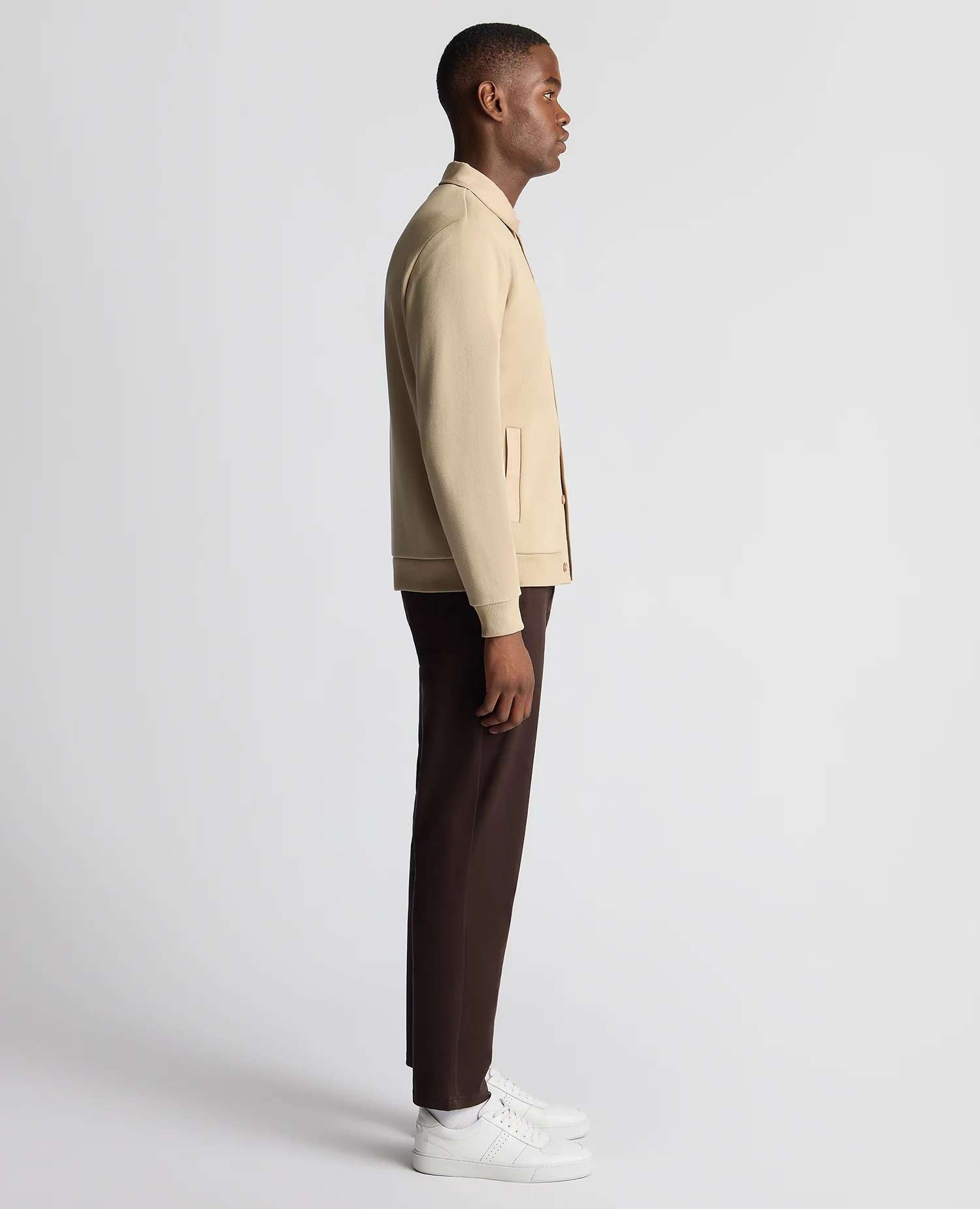 Tapered Fit Cotton-Stretch Cardigan - Image 4