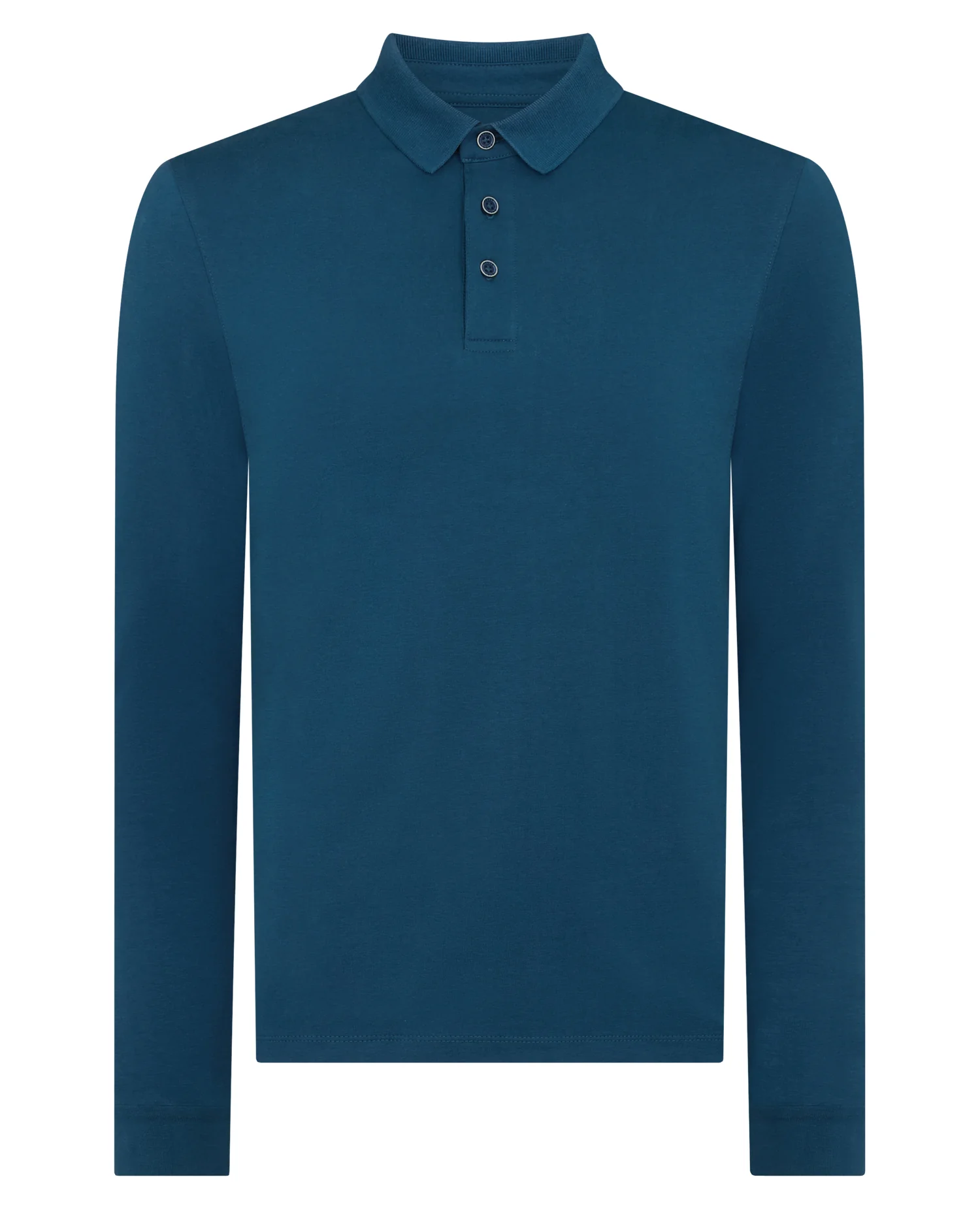 Tapered Fit Cotton-Stretch Polo Shirt - Image 5