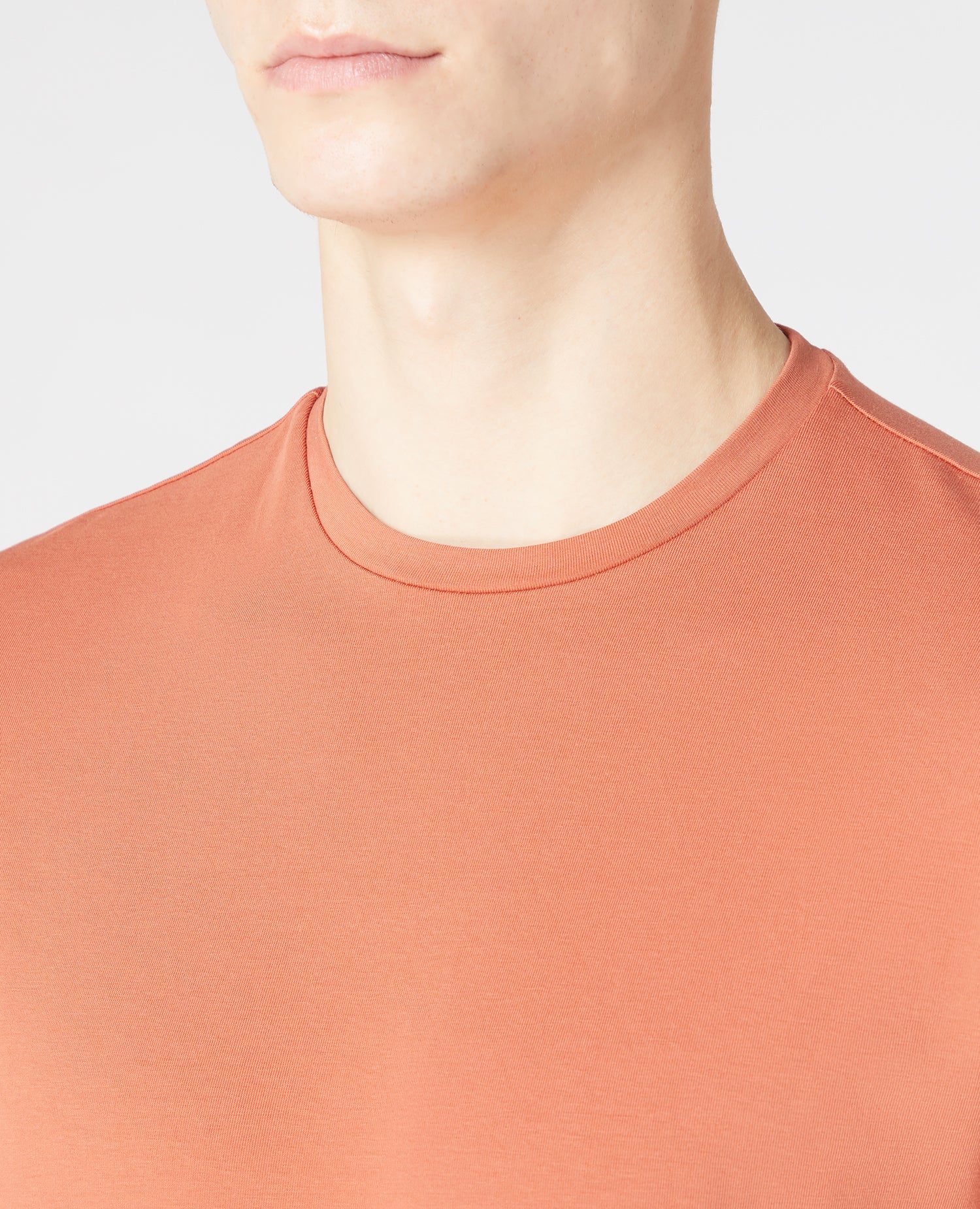Tapered Fit Cotton-Stretch Long Sleeve T-Shirt - Image 4