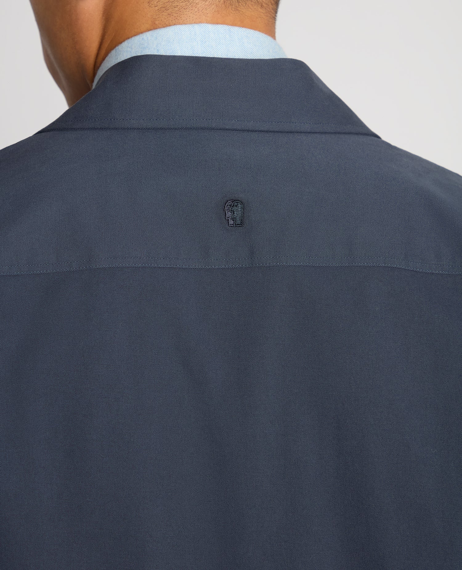 Regular Fit Cotton Stretch Overshirt - Image 6