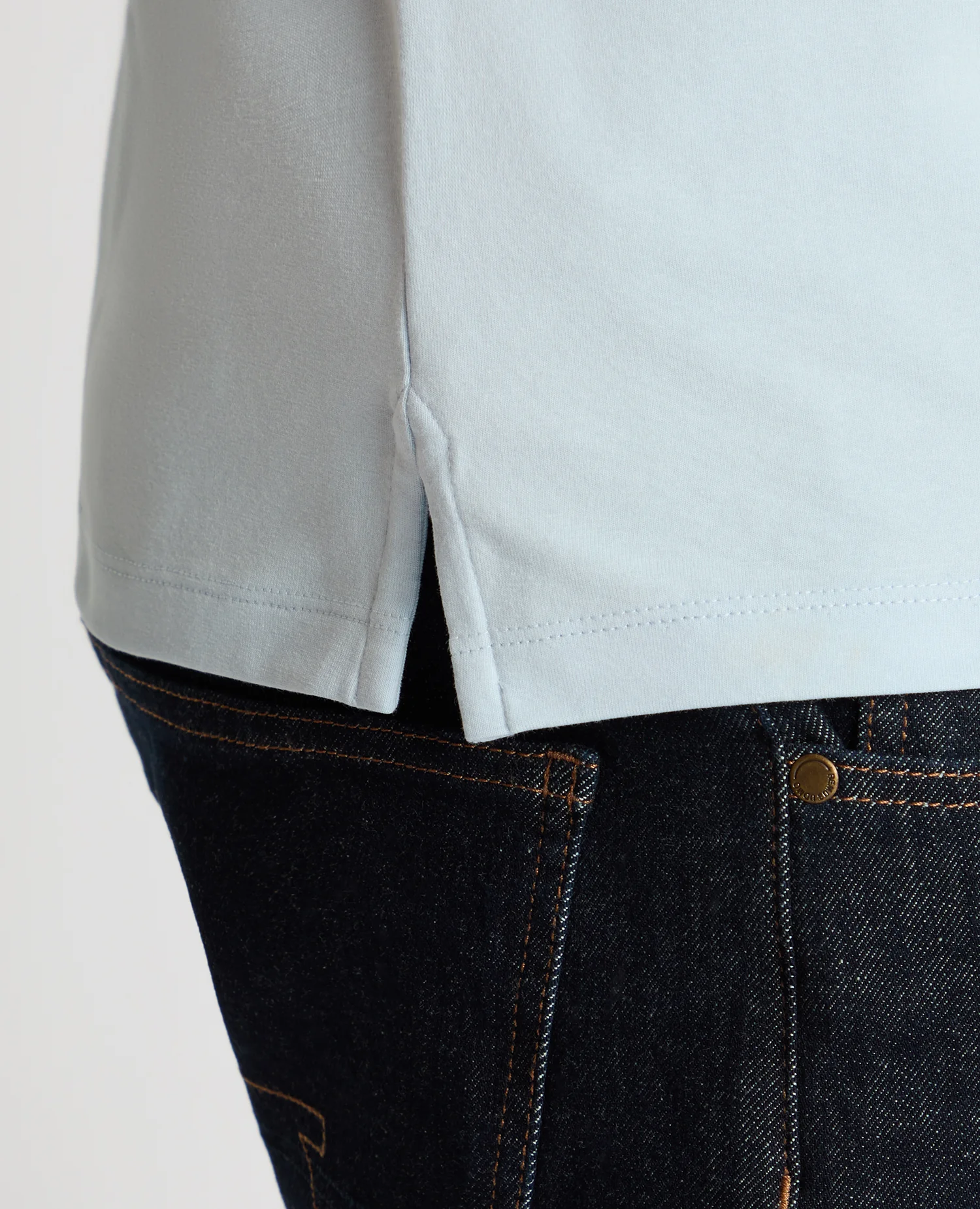 Tapered Fit Cotton-Stretch Polo Shirt - Image 6