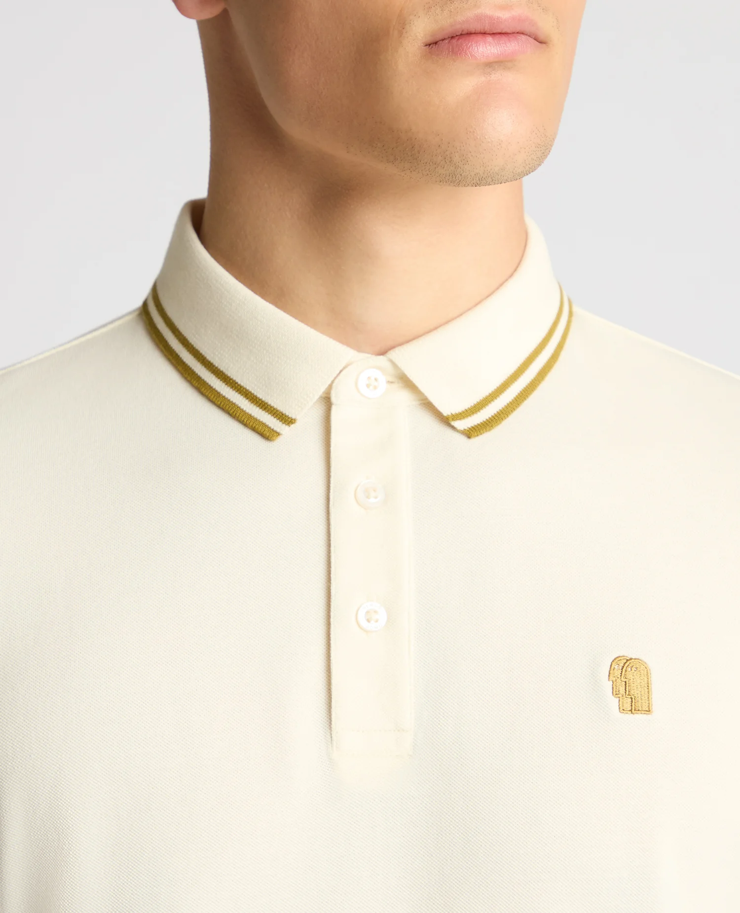 Tapered Fit Cotton-Stretch Polo Shirt - Image 5