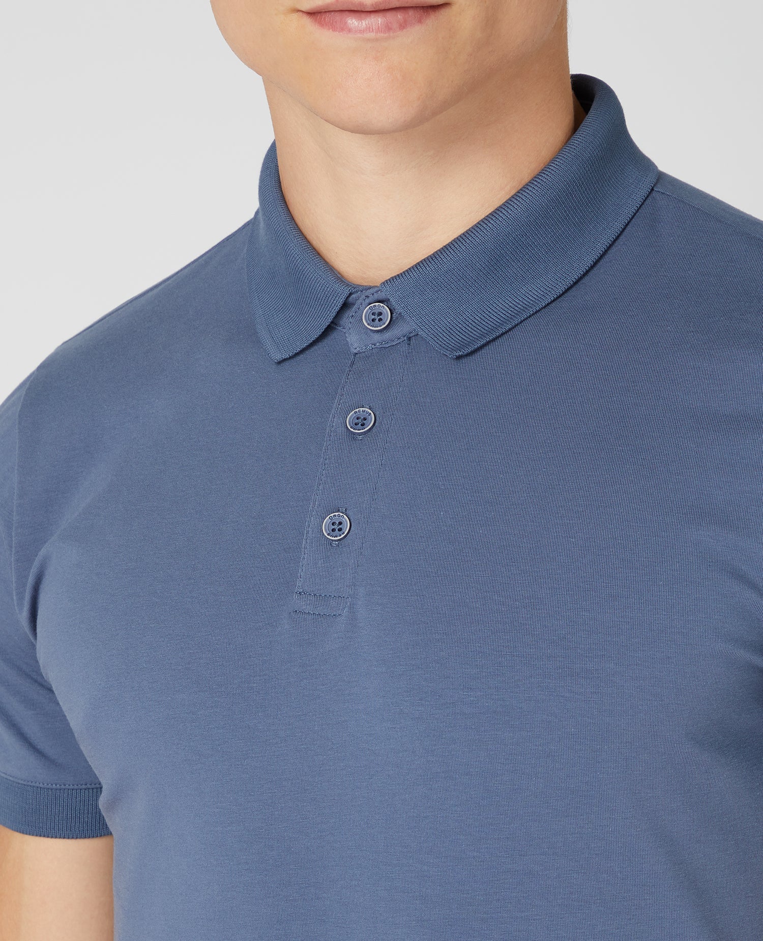 Tapered Fit Cotton-Stretch Polo Shirt - Image 4