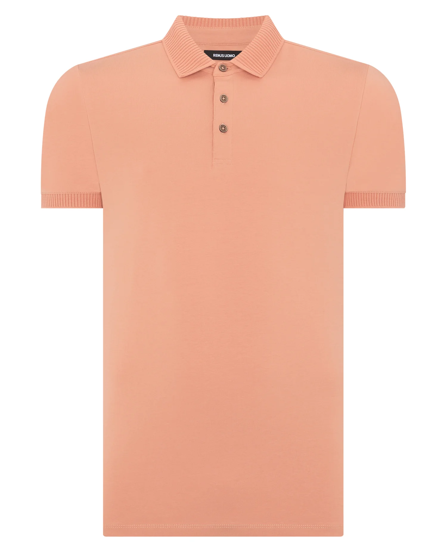 Tapered Fit Cotton-Stretch Polo Shirt - Image 6