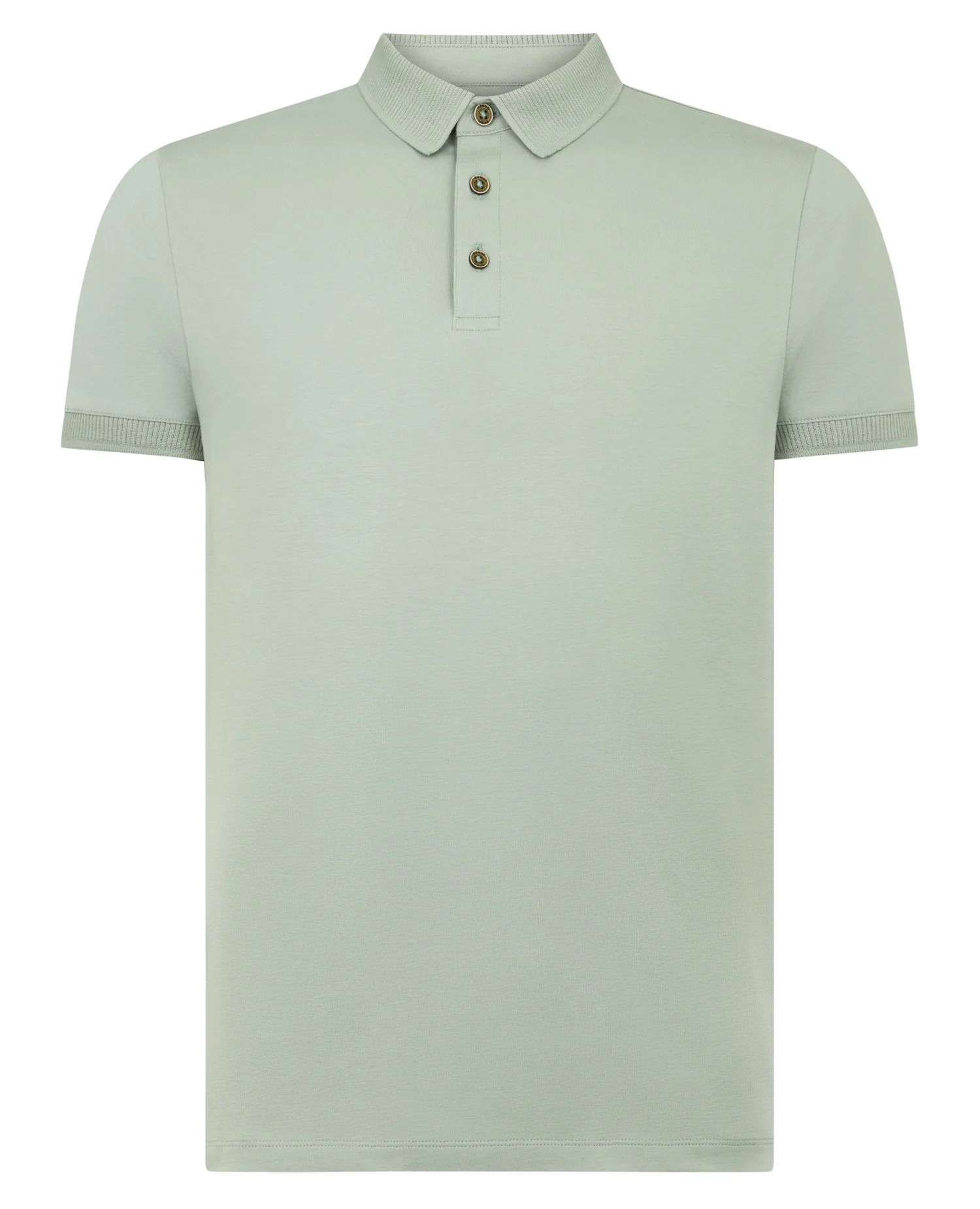 Tapered Fit Cotton-Stretch Polo Shirt - Image 7