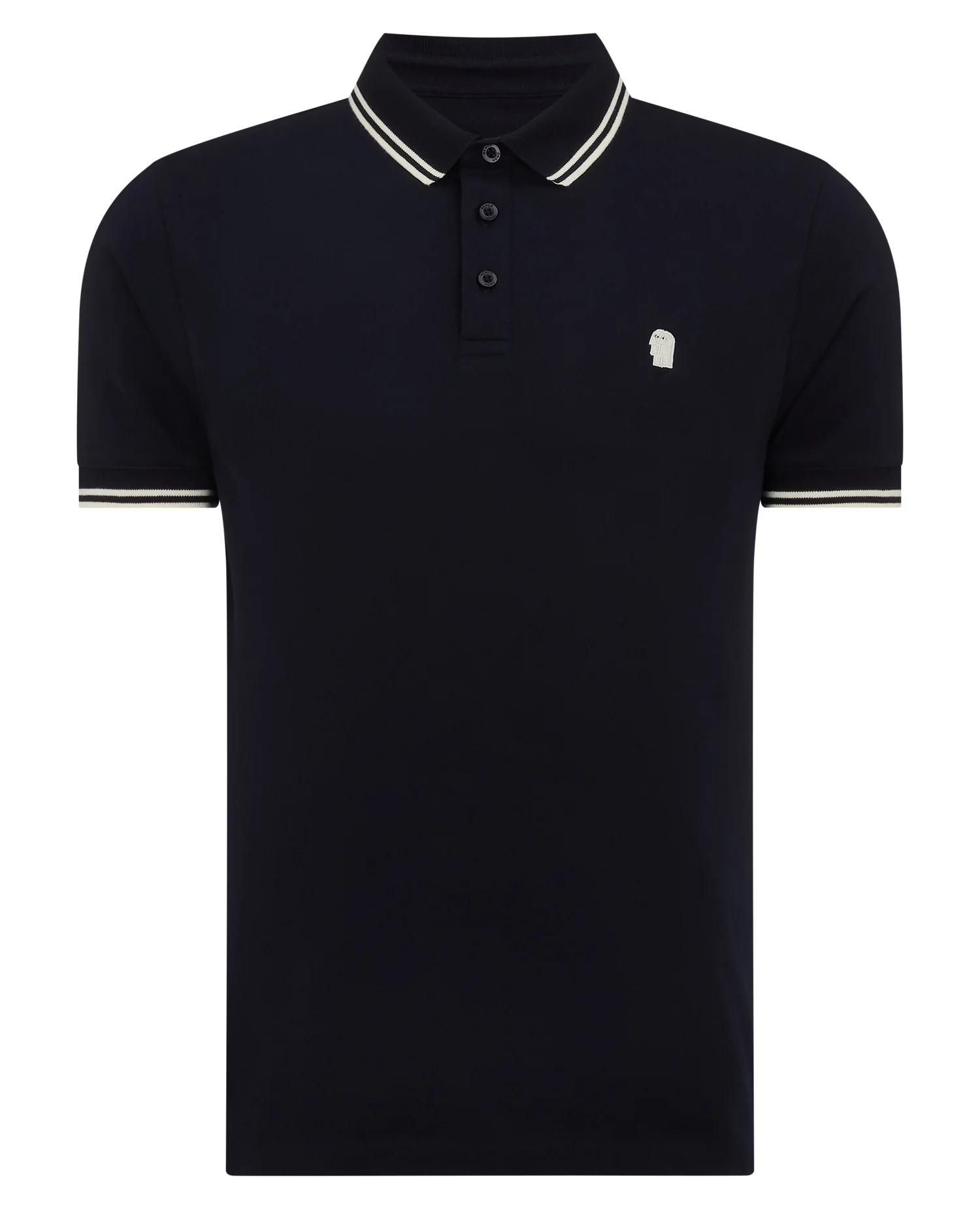 Tapered Fit Cotton-Stretch Polo Shirt - Image 6
