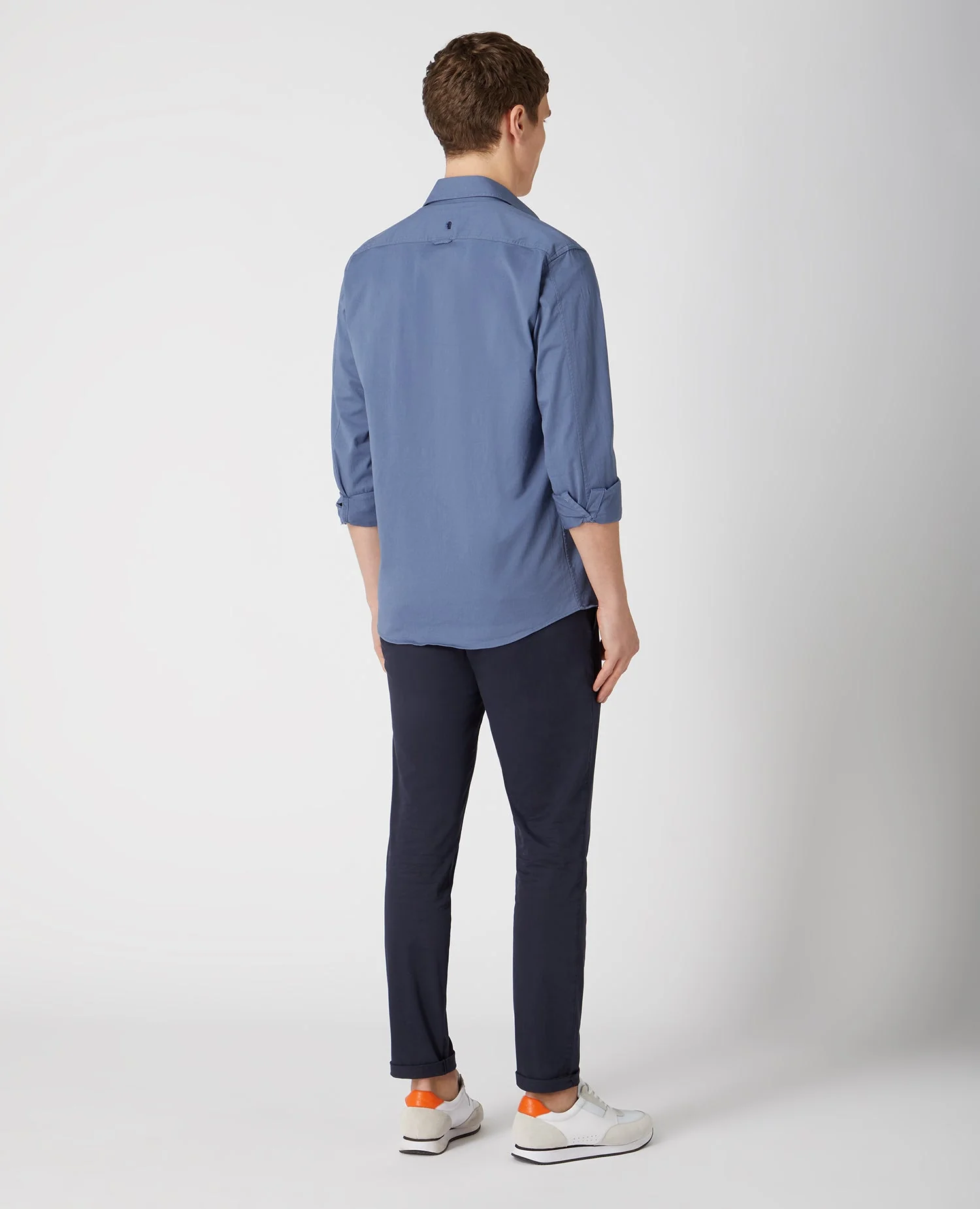 Tapered Fit Cotton Stretch Shirt - Image 3