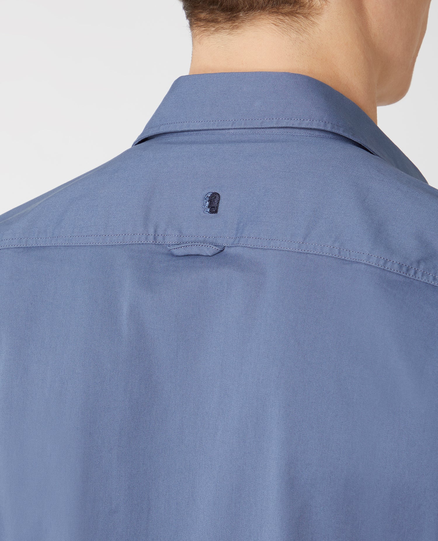 Tapered Fit Cotton Stretch Shirt - Image 5