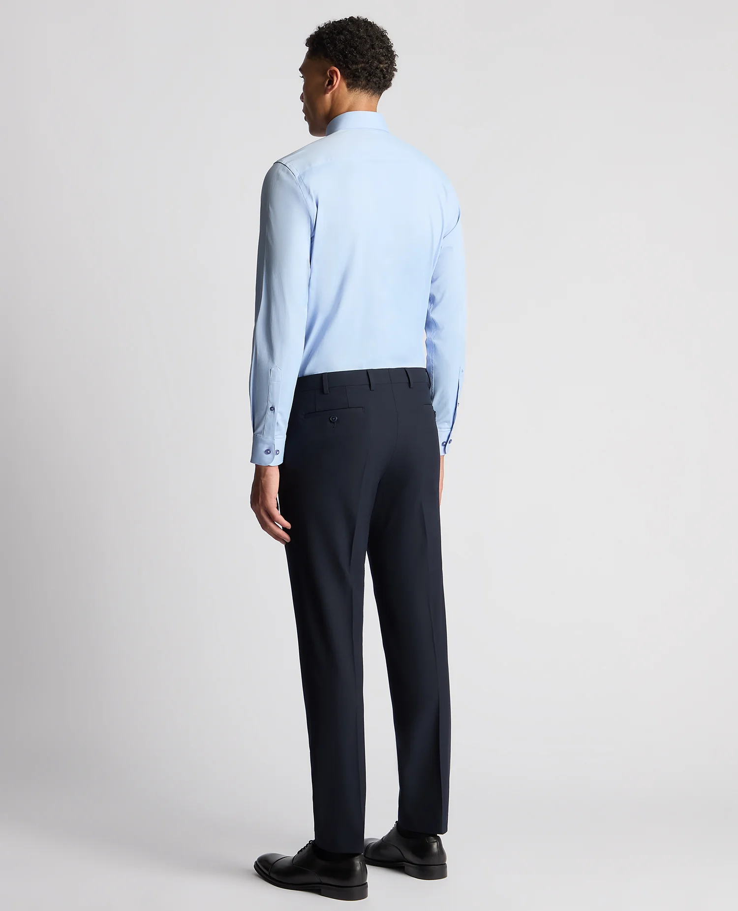 Tapered Fit Cotton Stretch Shirt - Image 3