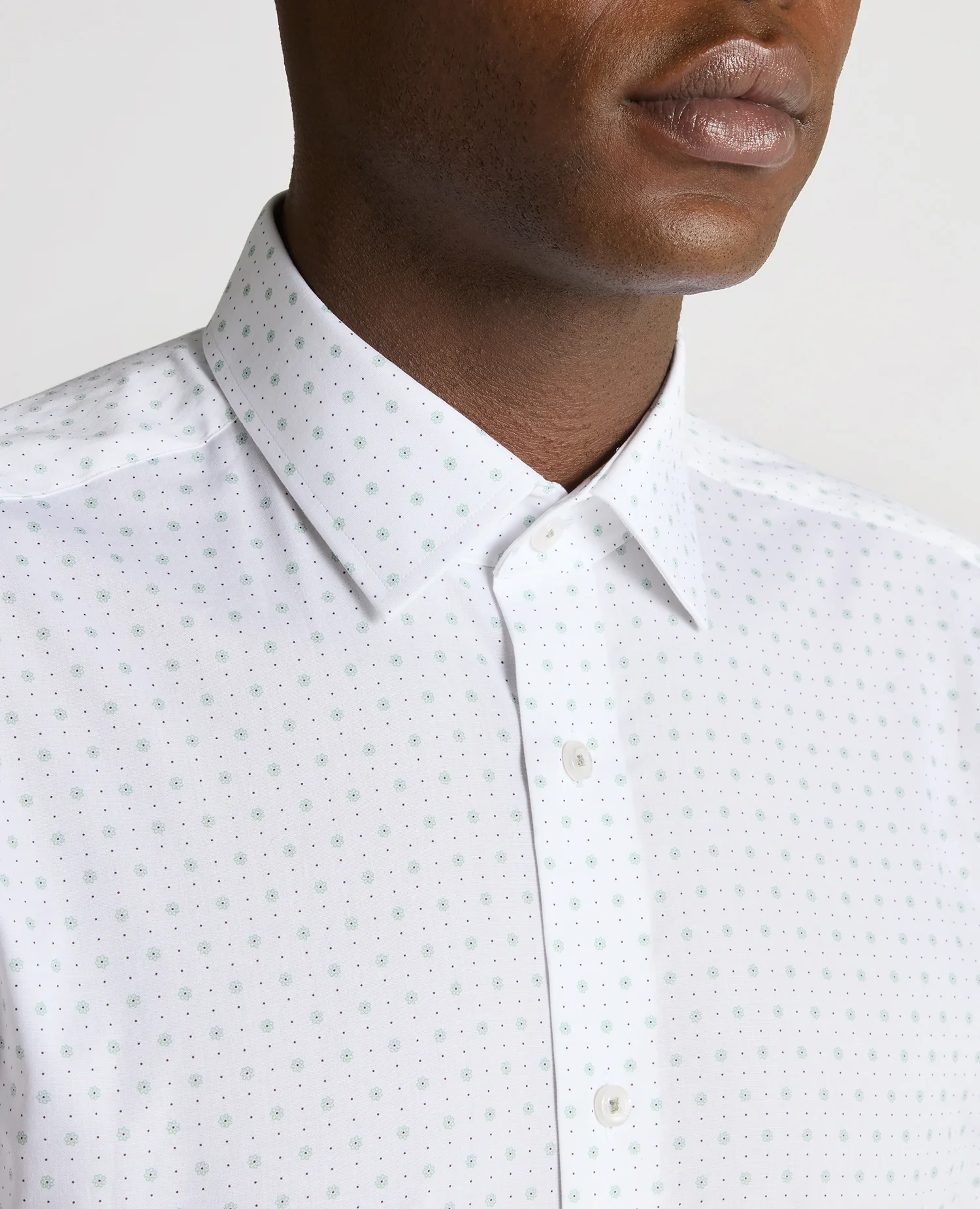 Tapered Fit Cotton Stretch Shirt - Image 4