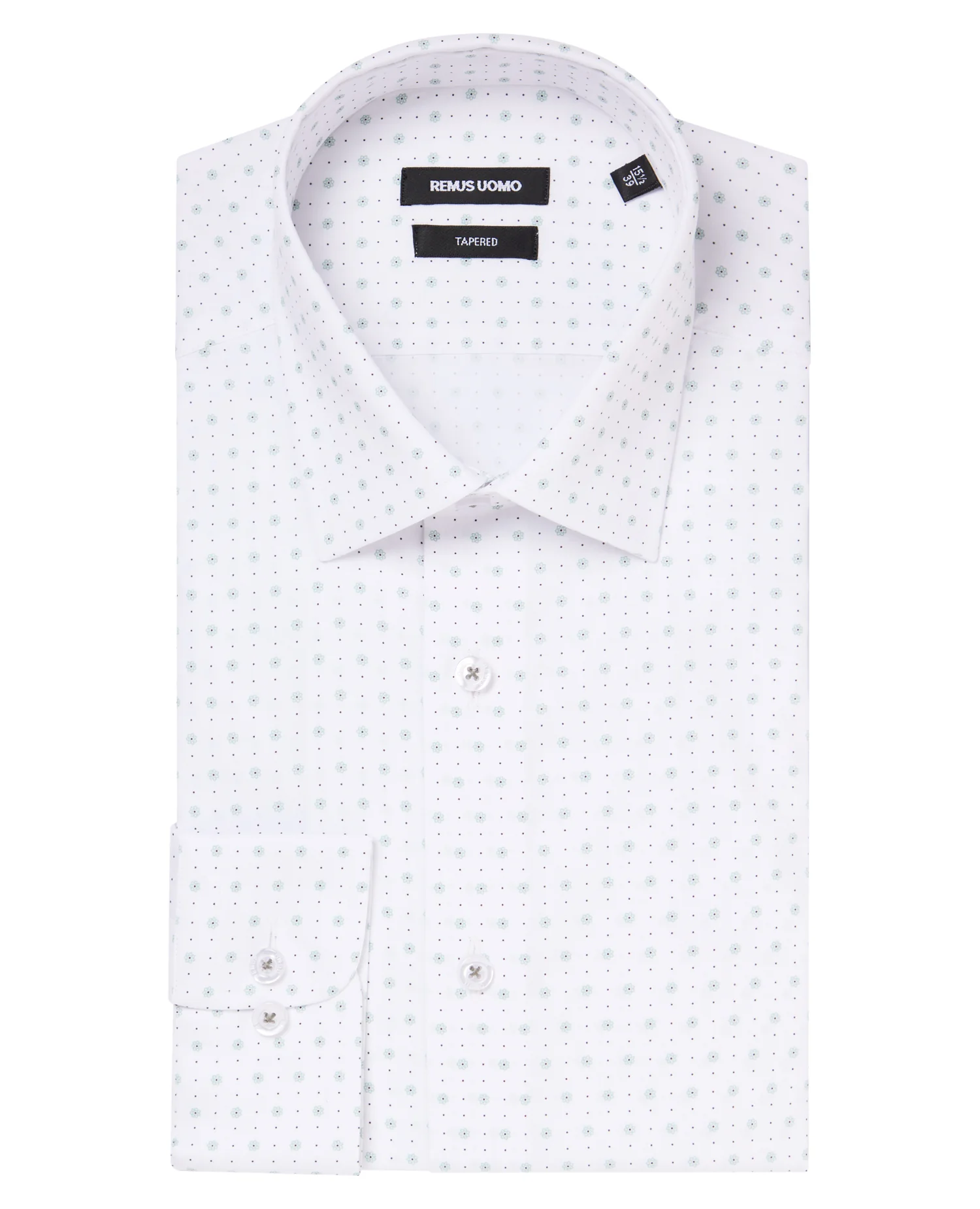 Tapered Fit Cotton Stretch Shirt - Image 5