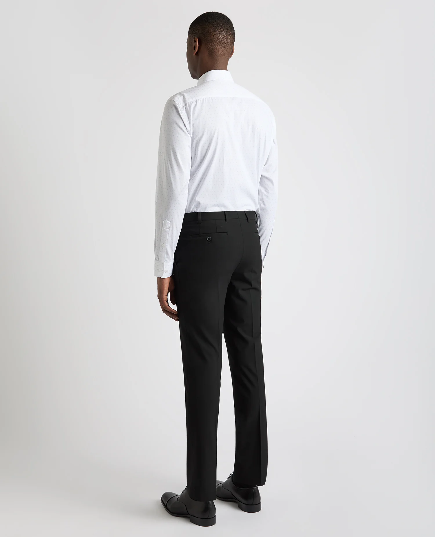 Tapered Fit Cotton Stretch Shirt - Image 3