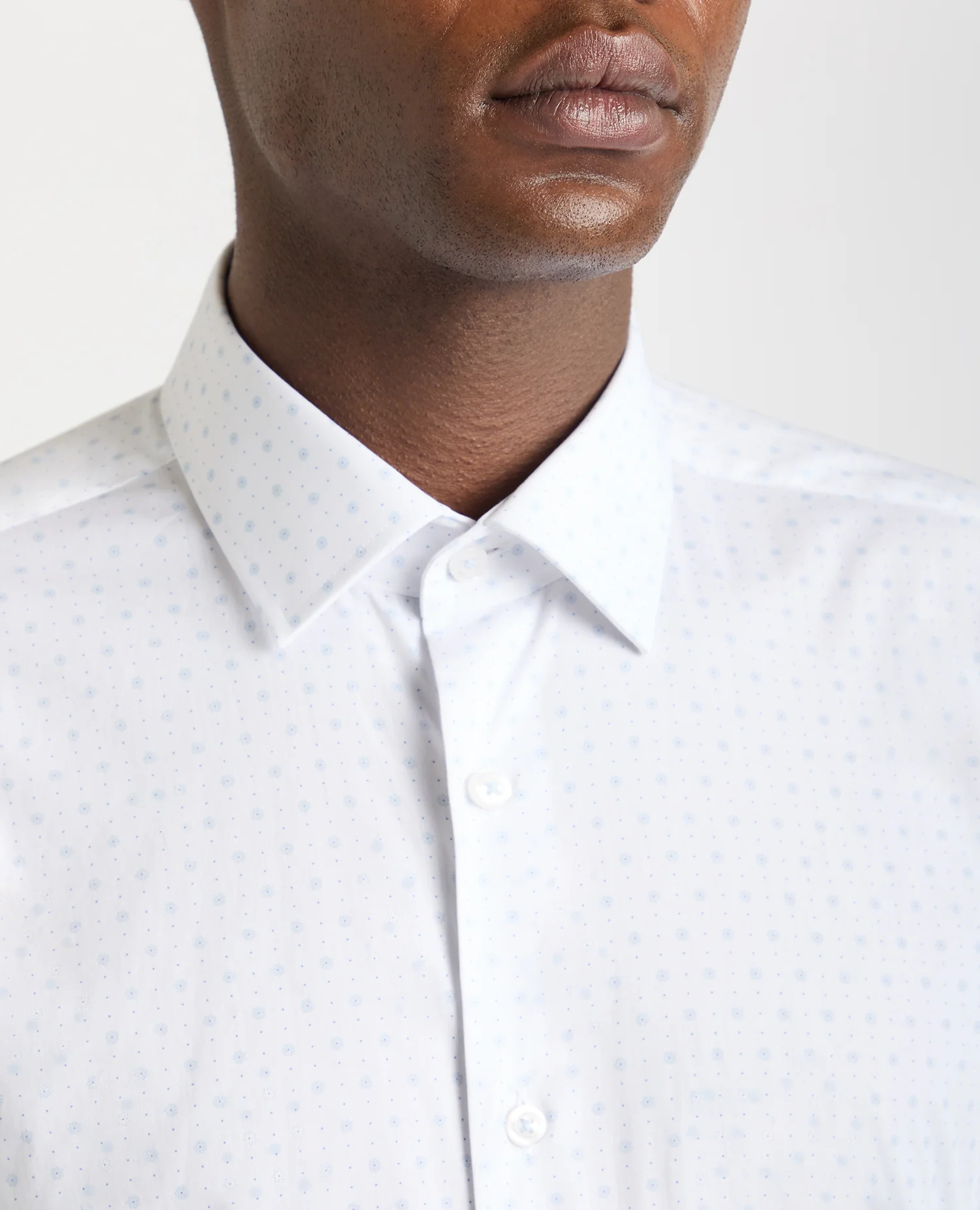 Tapered Fit Cotton Stretch Shirt - Image 4