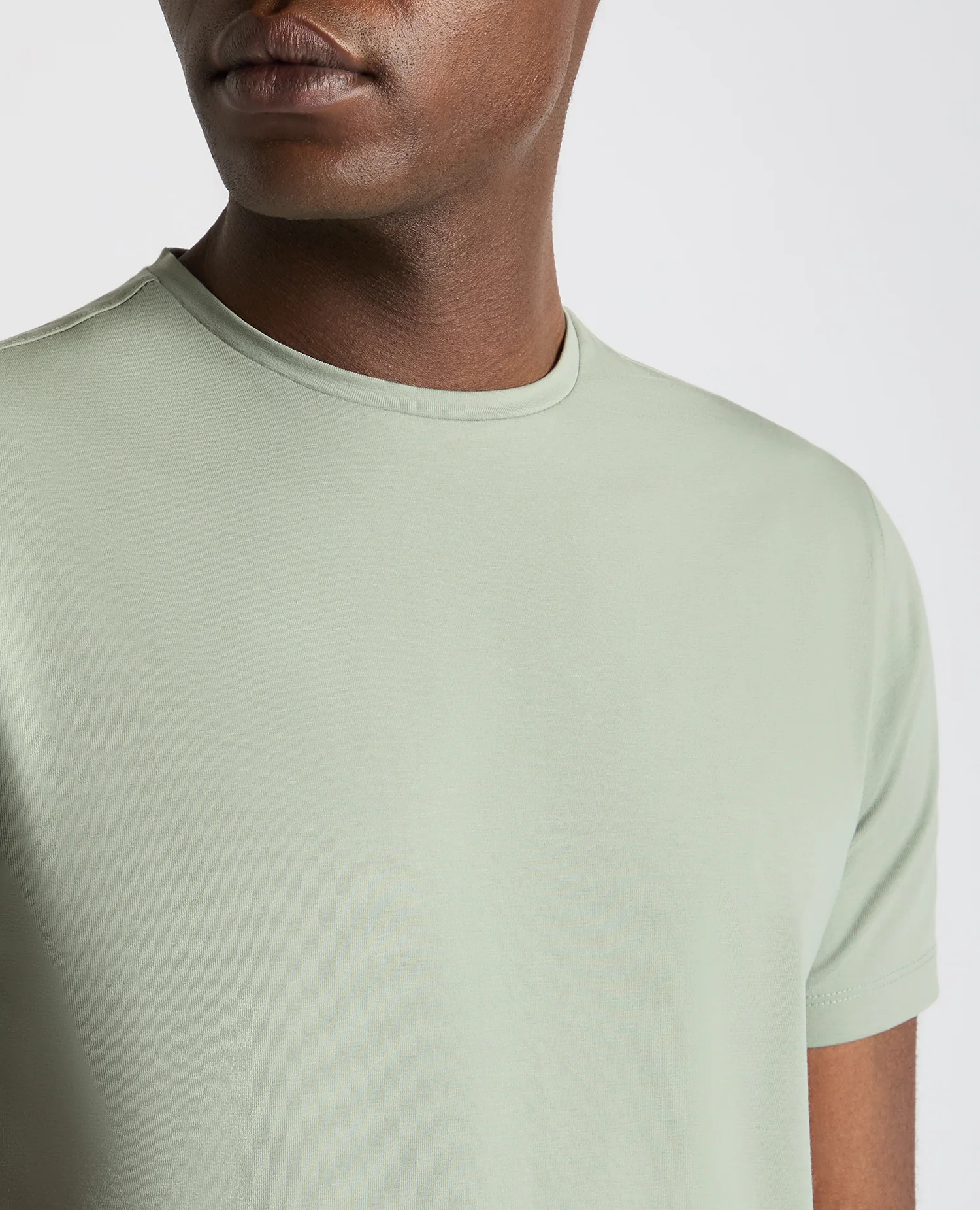 Cotton Stretch Crew Neck Brotherhood T-Shirt - Image 4