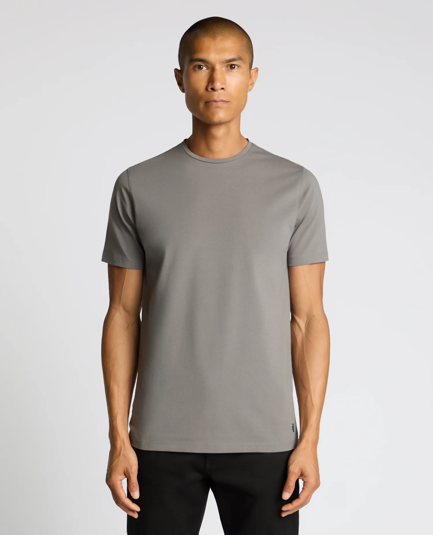 Cotton-Stretch Crew Neck T-Shirt