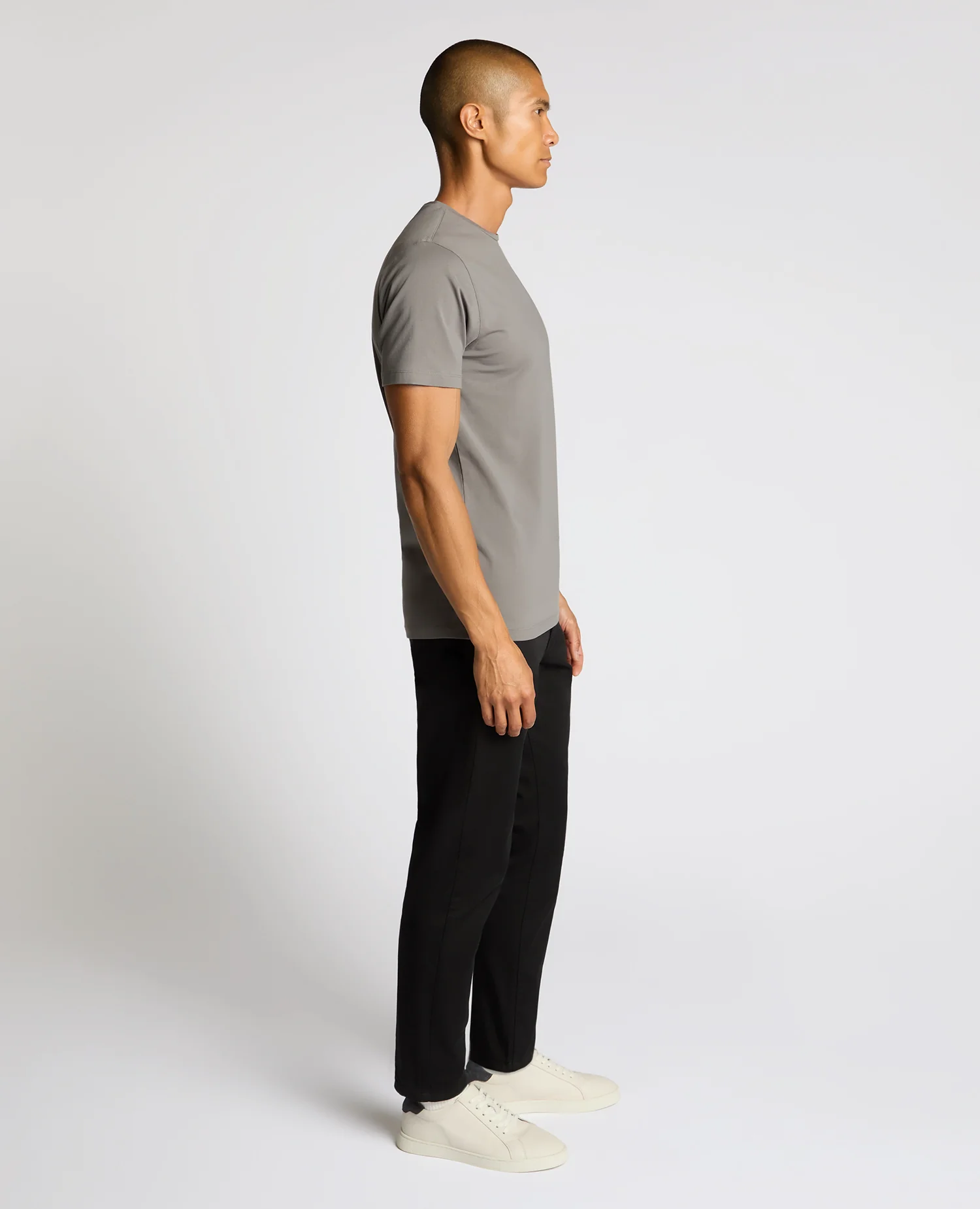 Cotton-Stretch Crew Neck T-Shirt - Image 4