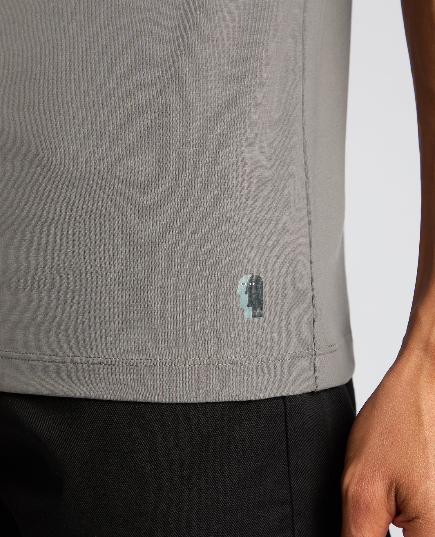 Cotton-Stretch Crew Neck T-Shirt - Image 6