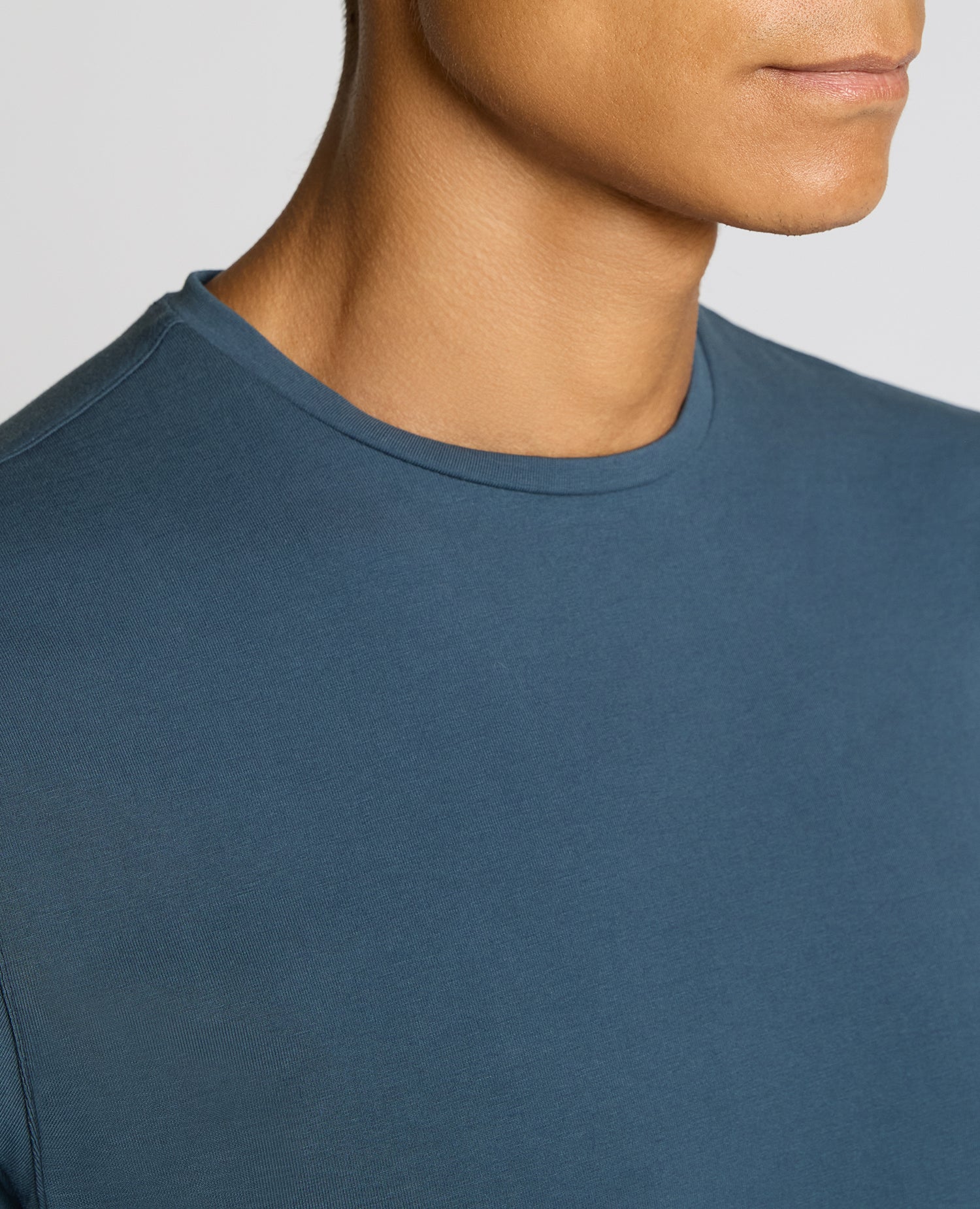 Cotton-Stretch Crew Neck T-Shirt - Image 5