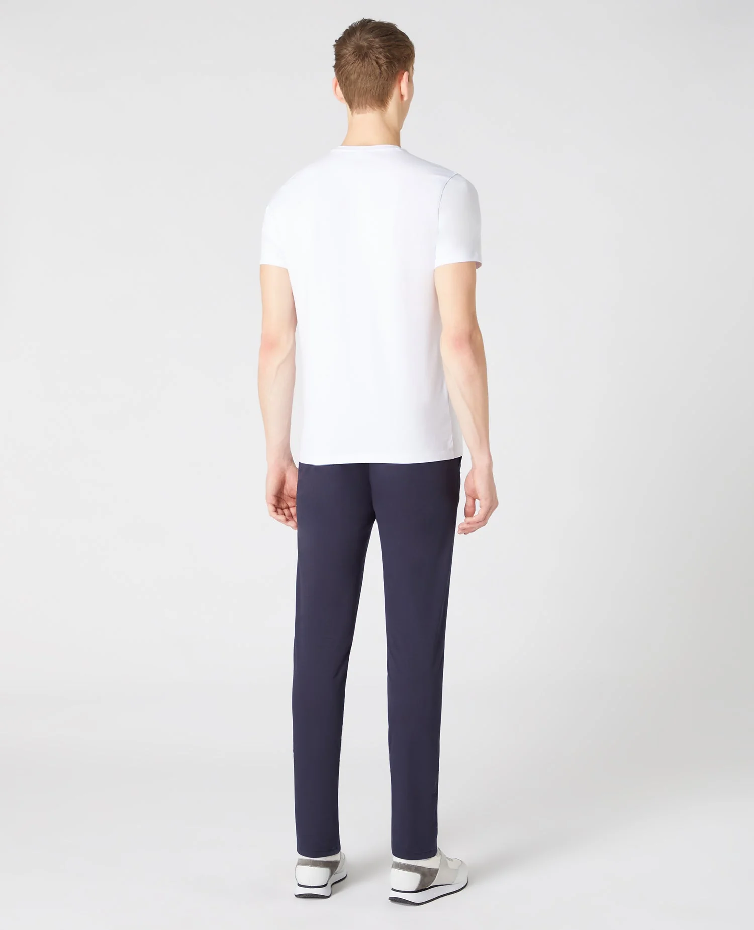 Cotton Stretch Crew Neck T-Shirt - Image 3