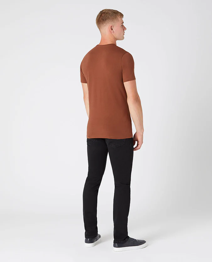 Tapered Fit Cotton-Stretch T-Shirt - Image 3