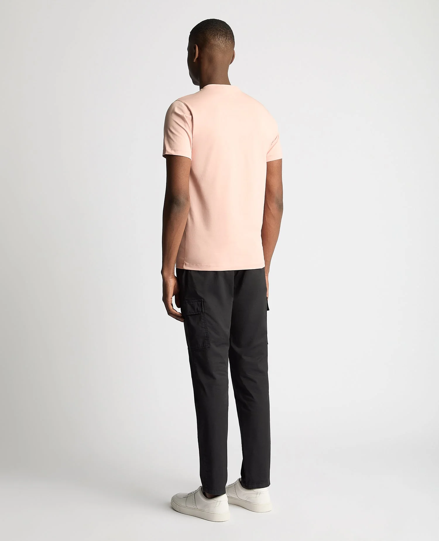 Tapered Fit Cotton-Stretch T-Shirt - Image 3