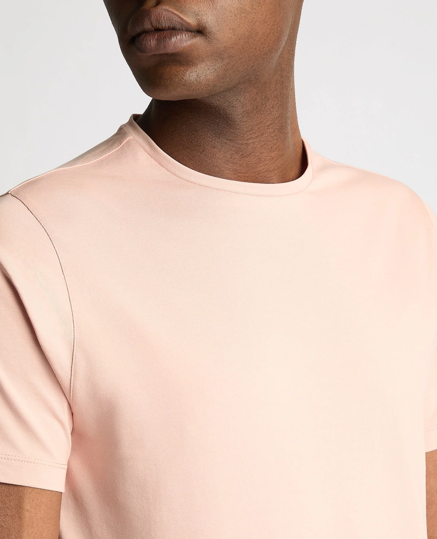 Tapered Fit Cotton-Stretch T-Shirt - Image 5