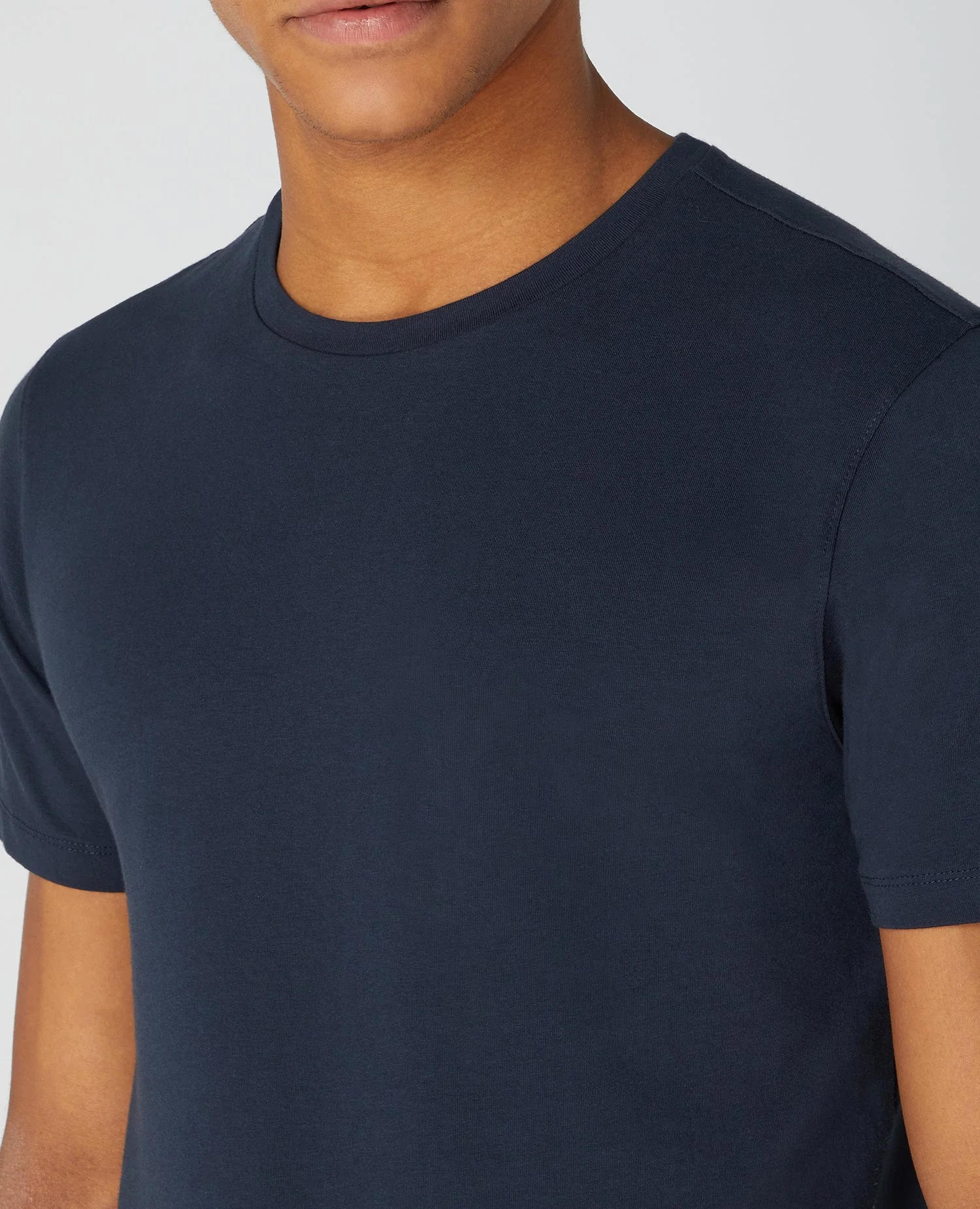 Cotton Stretch Crew Neck T-Shirt - Image 4