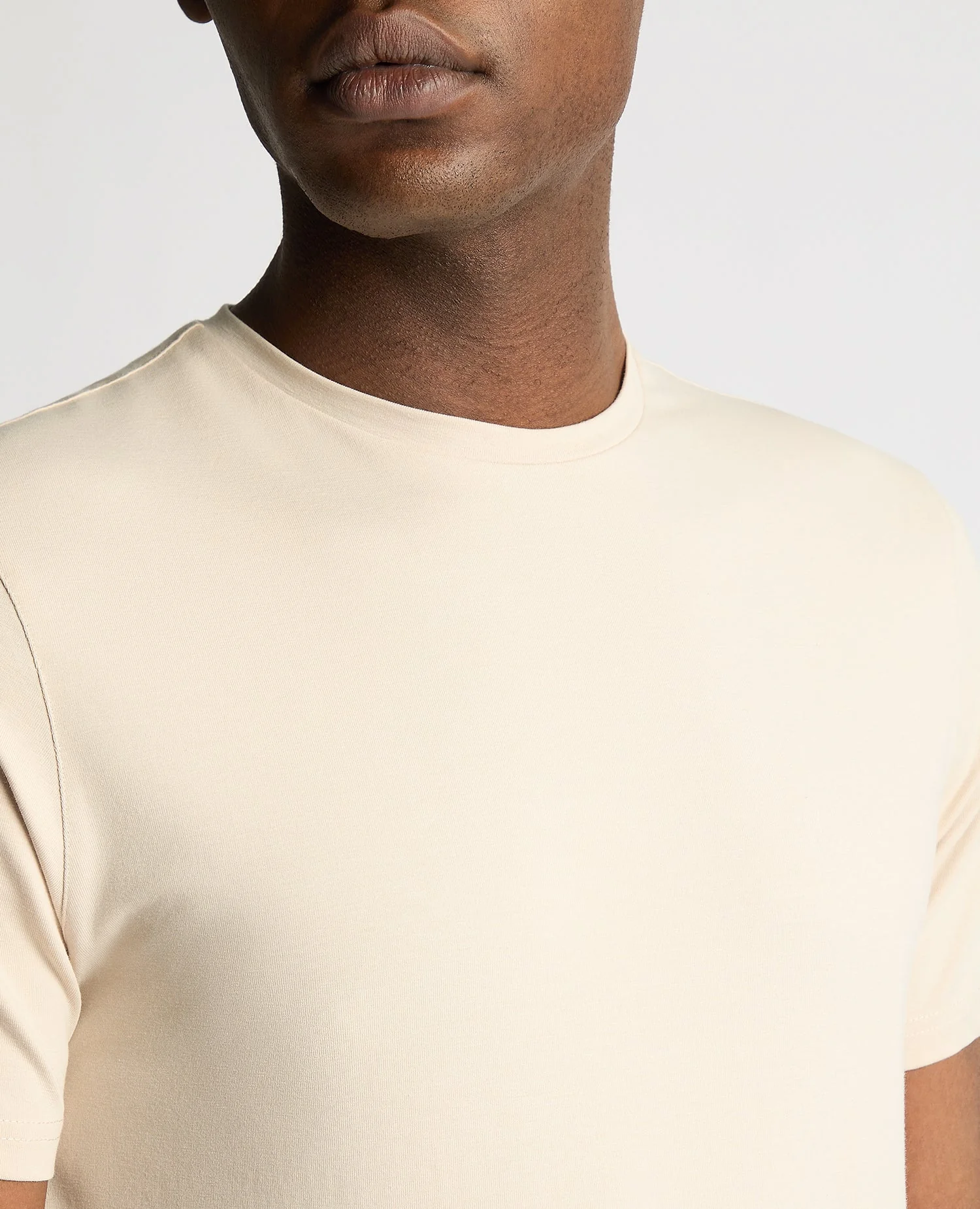 Tapered Fit Cotton-Stretch T-Shirt - Image 5