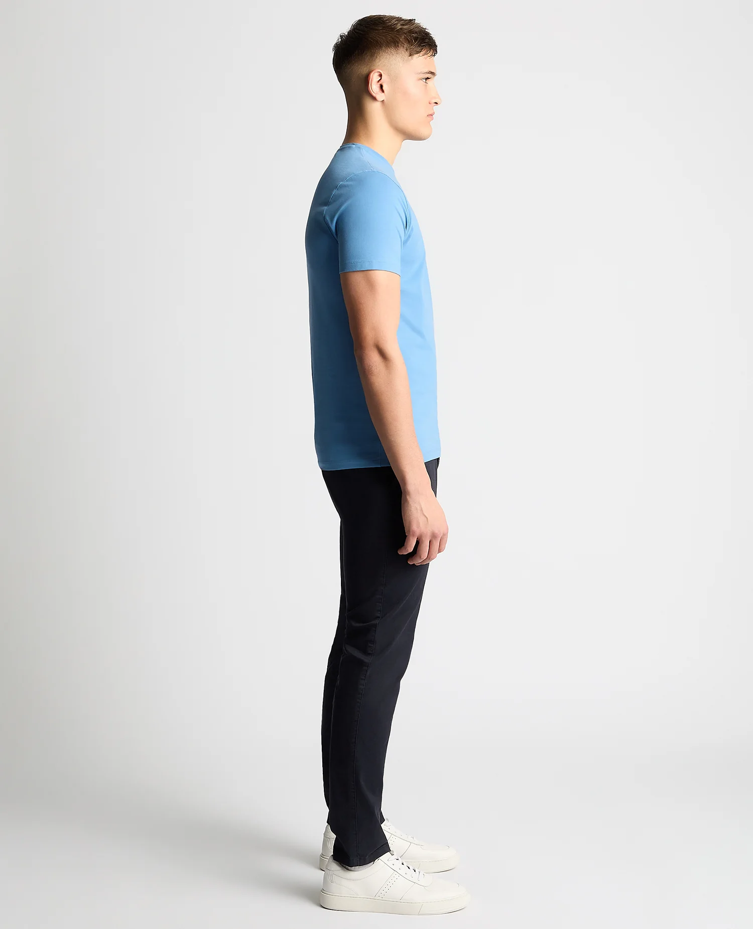 Cotton Stretch Crew Neck Brotherhood T-Shirt - Image 3
