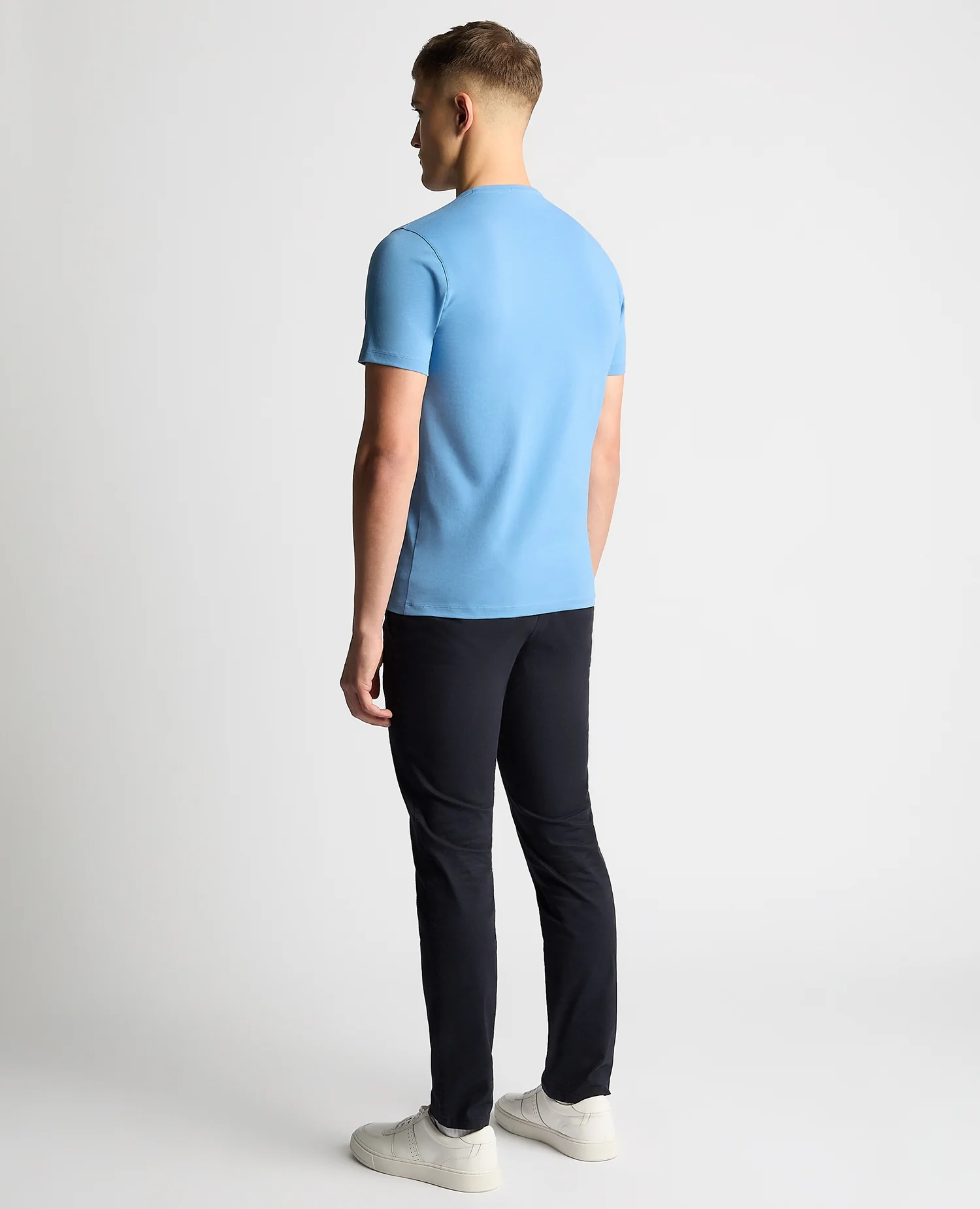 Cotton Stretch Crew Neck Brotherhood T-Shirt - Image 4