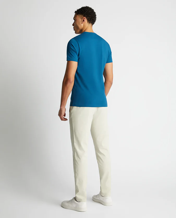 Tapered Fit Cotton-Stretch T-Shirt - Image 3