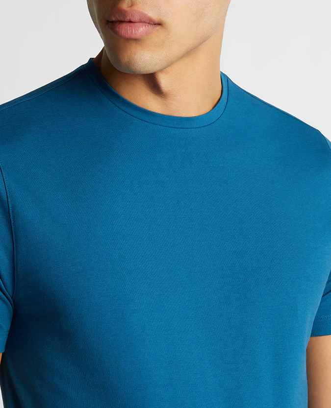 Tapered Fit Cotton-Stretch T-Shirt - Image 4
