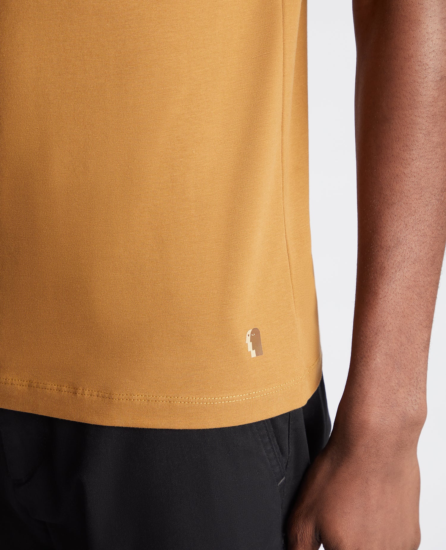Tapered Fit Cotton-Stretch T-Shirt - Image 5