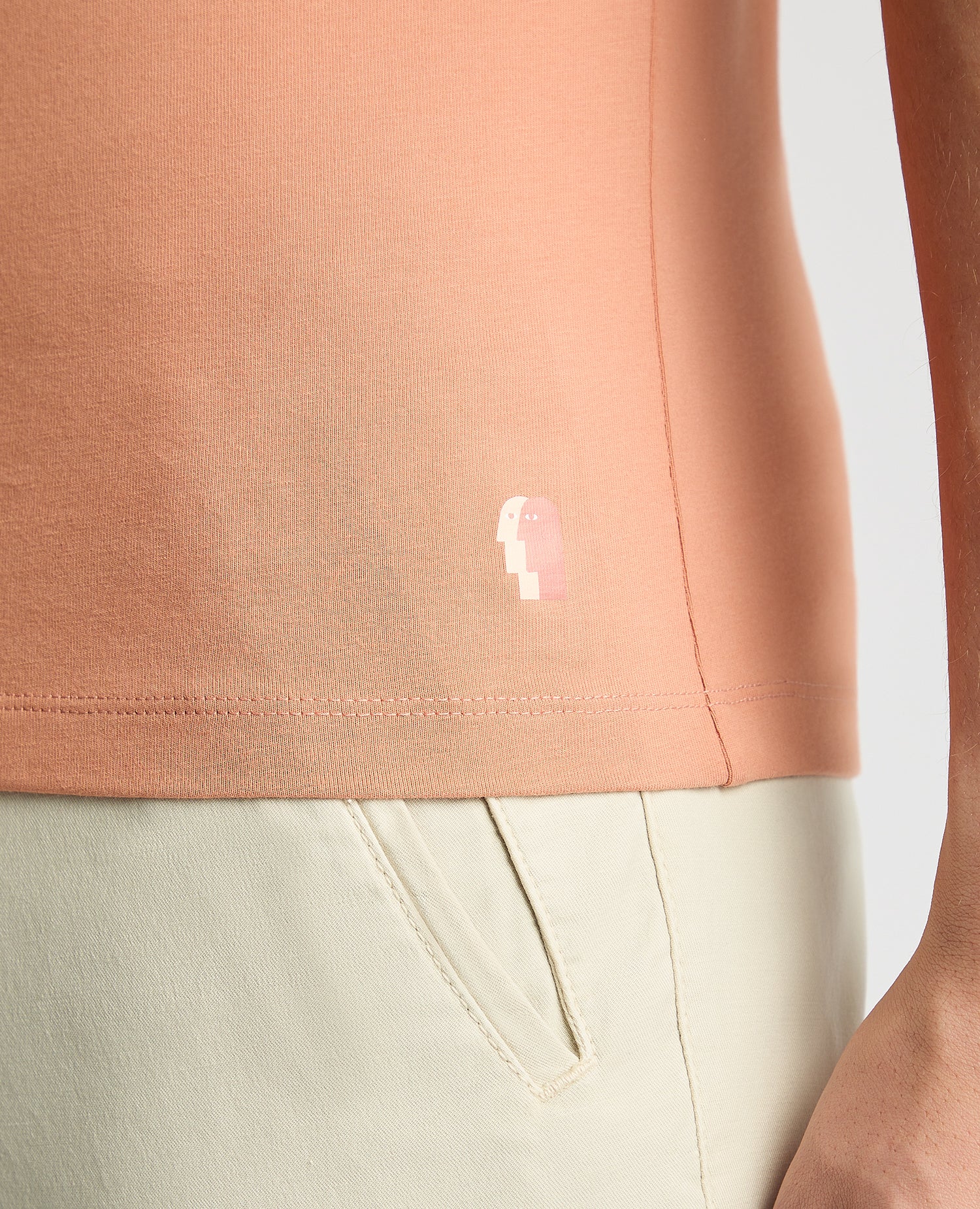 Tapered Fit Cotton-Stretch T-Shirt - Image 6