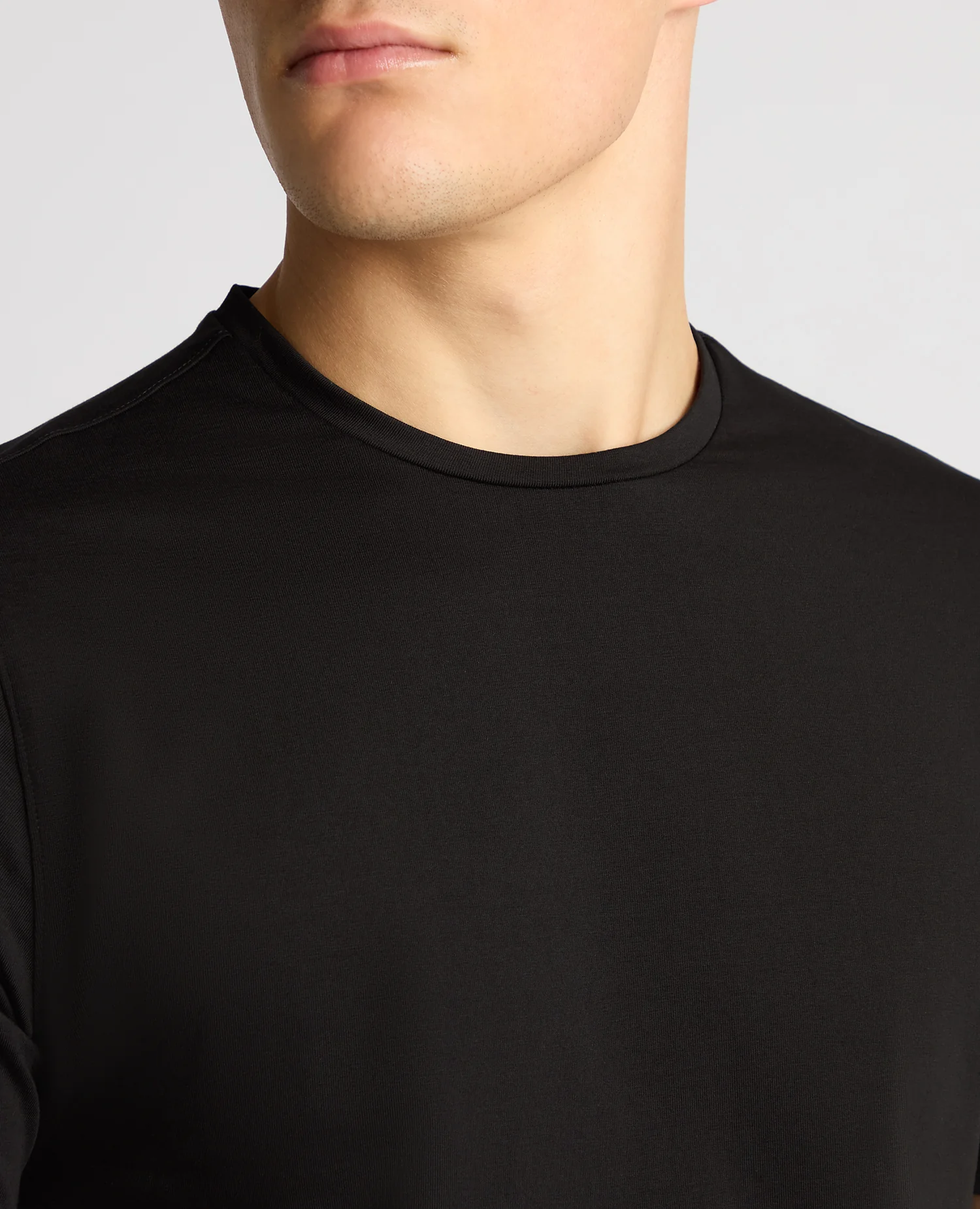 Cotton Stretch Crew Neck T-Shirt - Image 5
