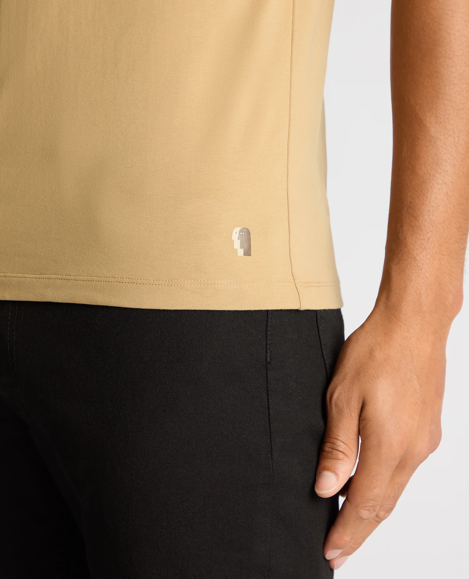 Tapered Fit Cotton-Stretch T-Shirt - Image 6