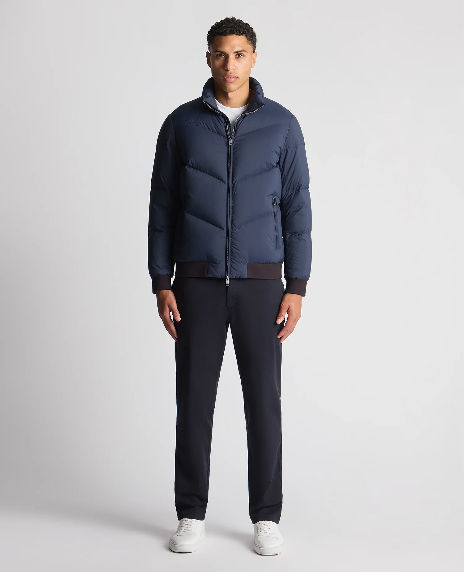 Regular Fit Down-Filled Quilted Jacket - Image 2