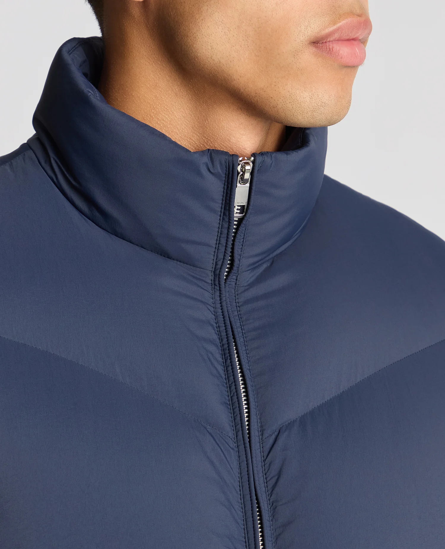 Regular Fit Down-Filled Quilted Jacket - Image 6