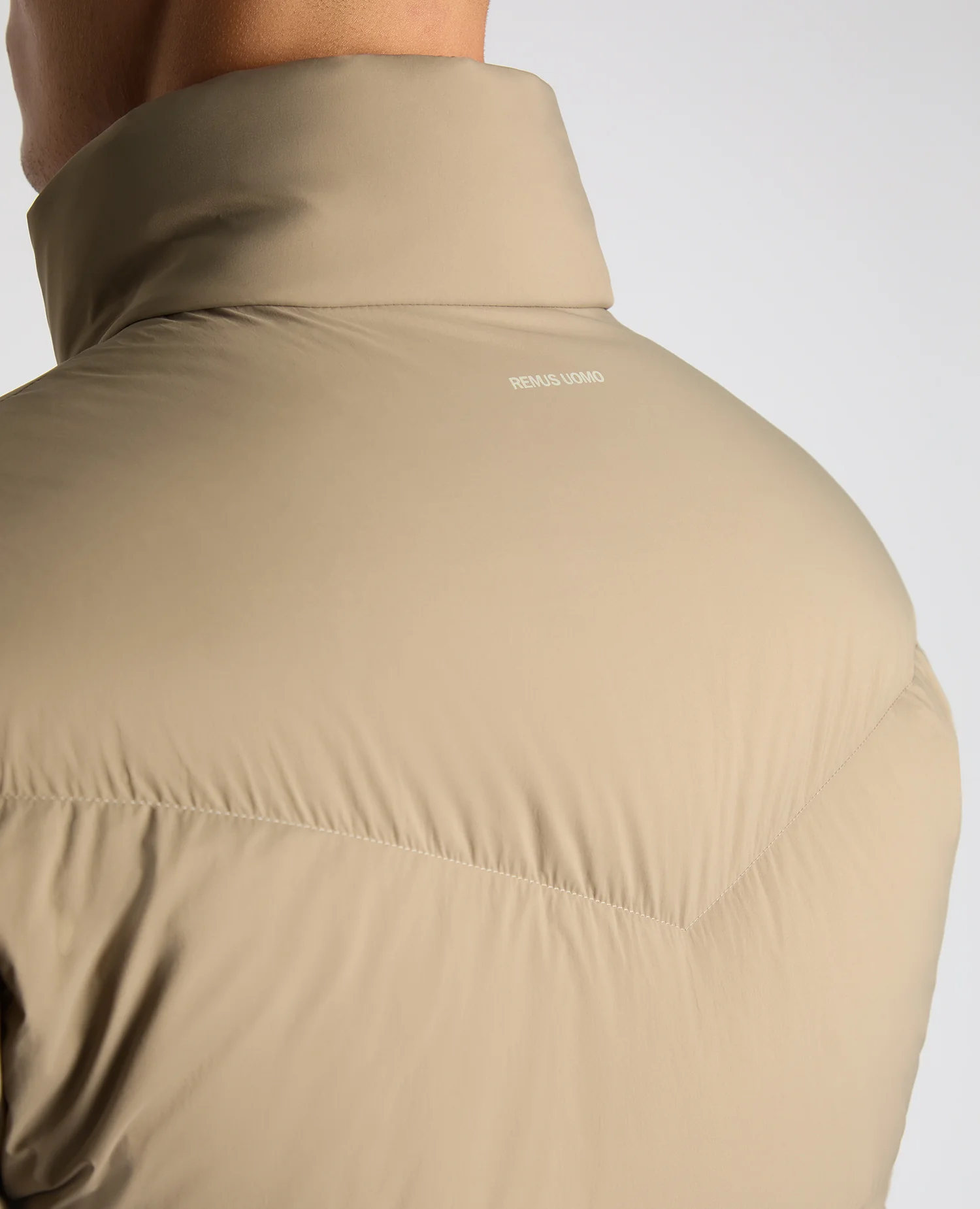 Regular Fit Down-Filled Quilted Jacket - Image 4