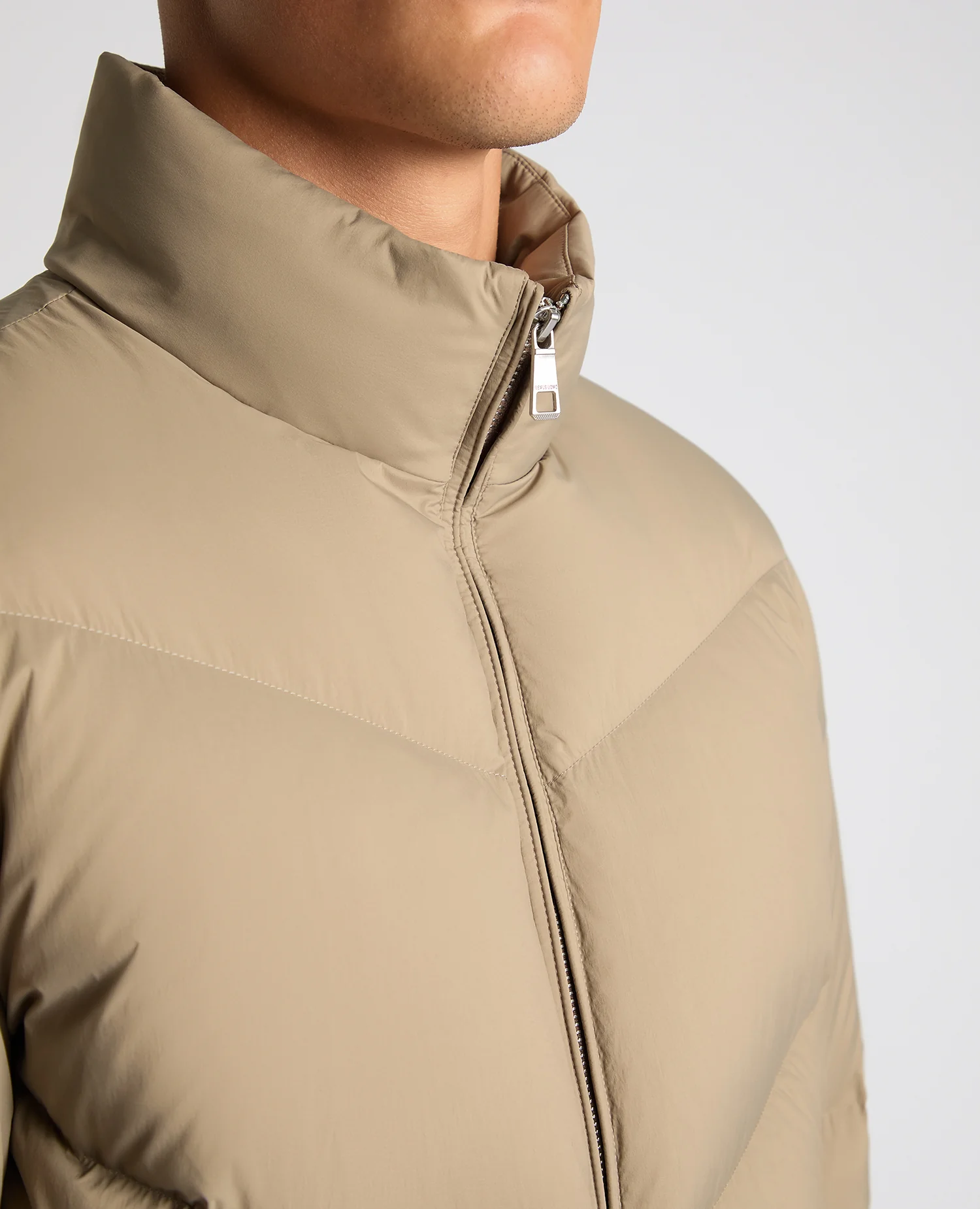 Regular Fit Down-Filled Quilted Jacket - Image 5